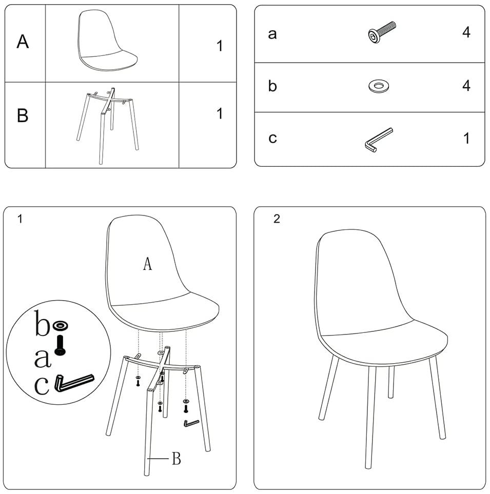 Armless Dining Chair - Set of 2-furniture-diningroom-chairsandbenches-image-7
