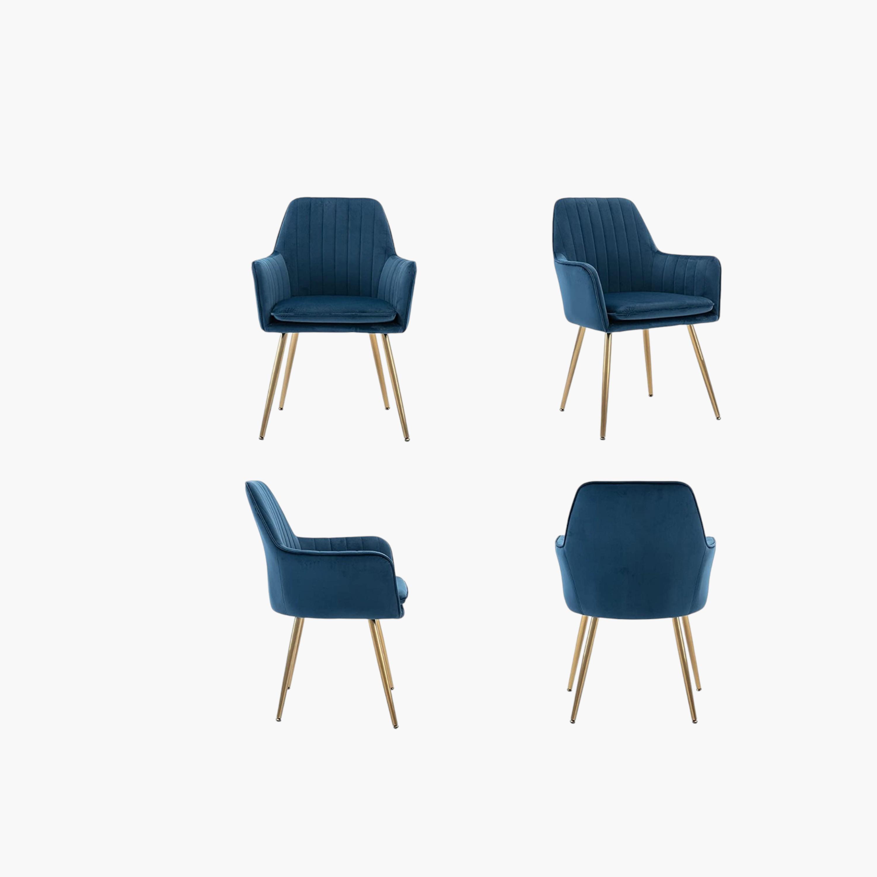 كرسي سفرة مخملي من ماهماي- طقم قطعتين-furniture-diningroom-chairsandbenches-image-2