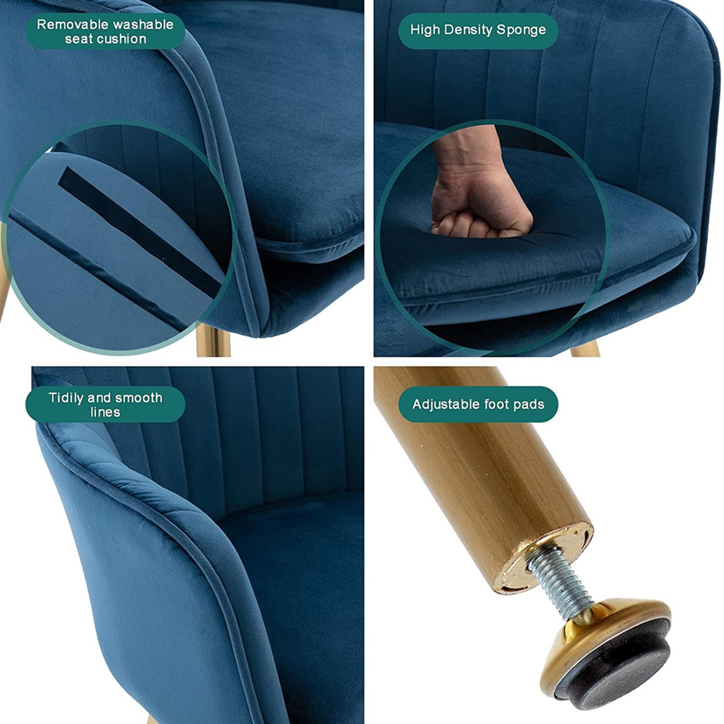 كرسي سفرة مخملي من ماهماي- طقم قطعتين-furniture-diningroom-chairsandbenches-image-3