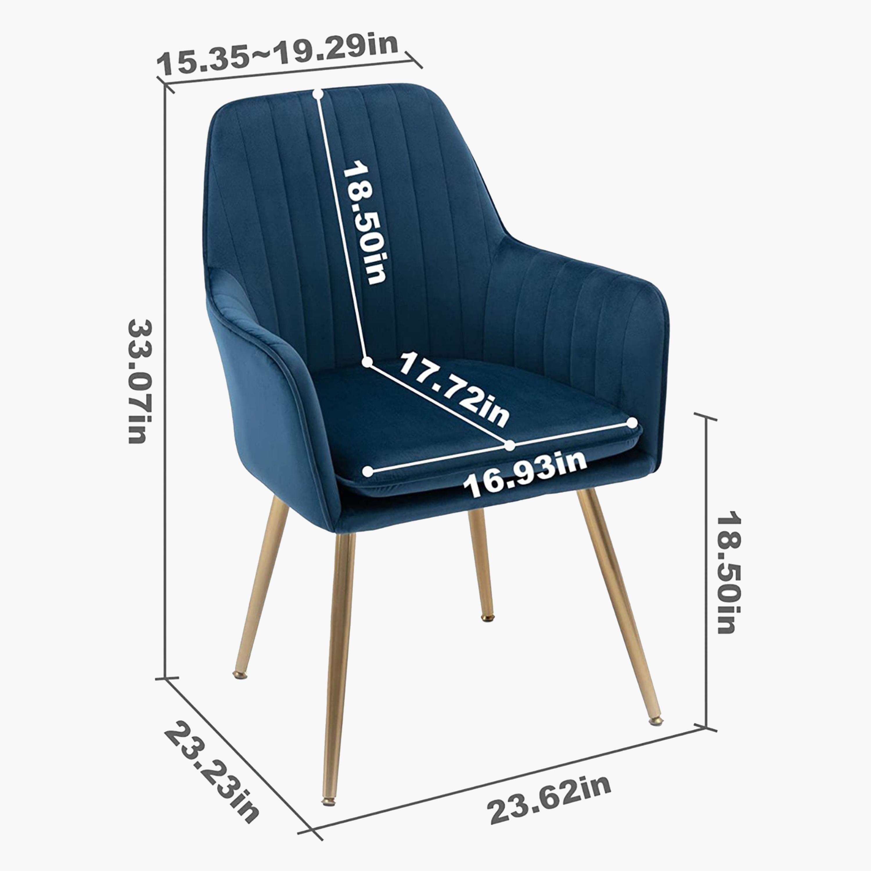 كرسي سفرة مخملي من ماهماي- طقم قطعتين-furniture-diningroom-chairsandbenches-image-5