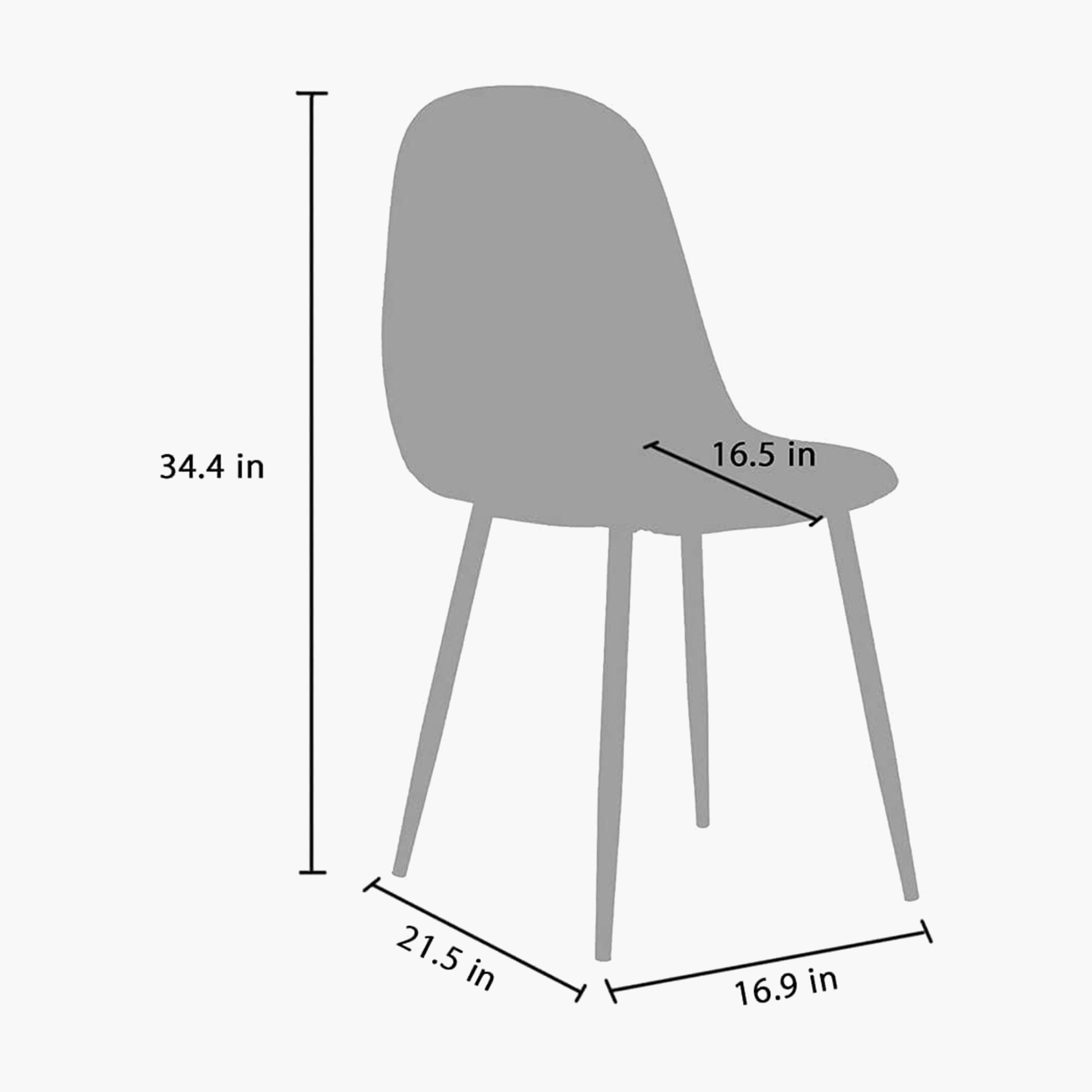 Fabric Armless Dining Chair-furniture-diningroom-chairsandbenches-image-5