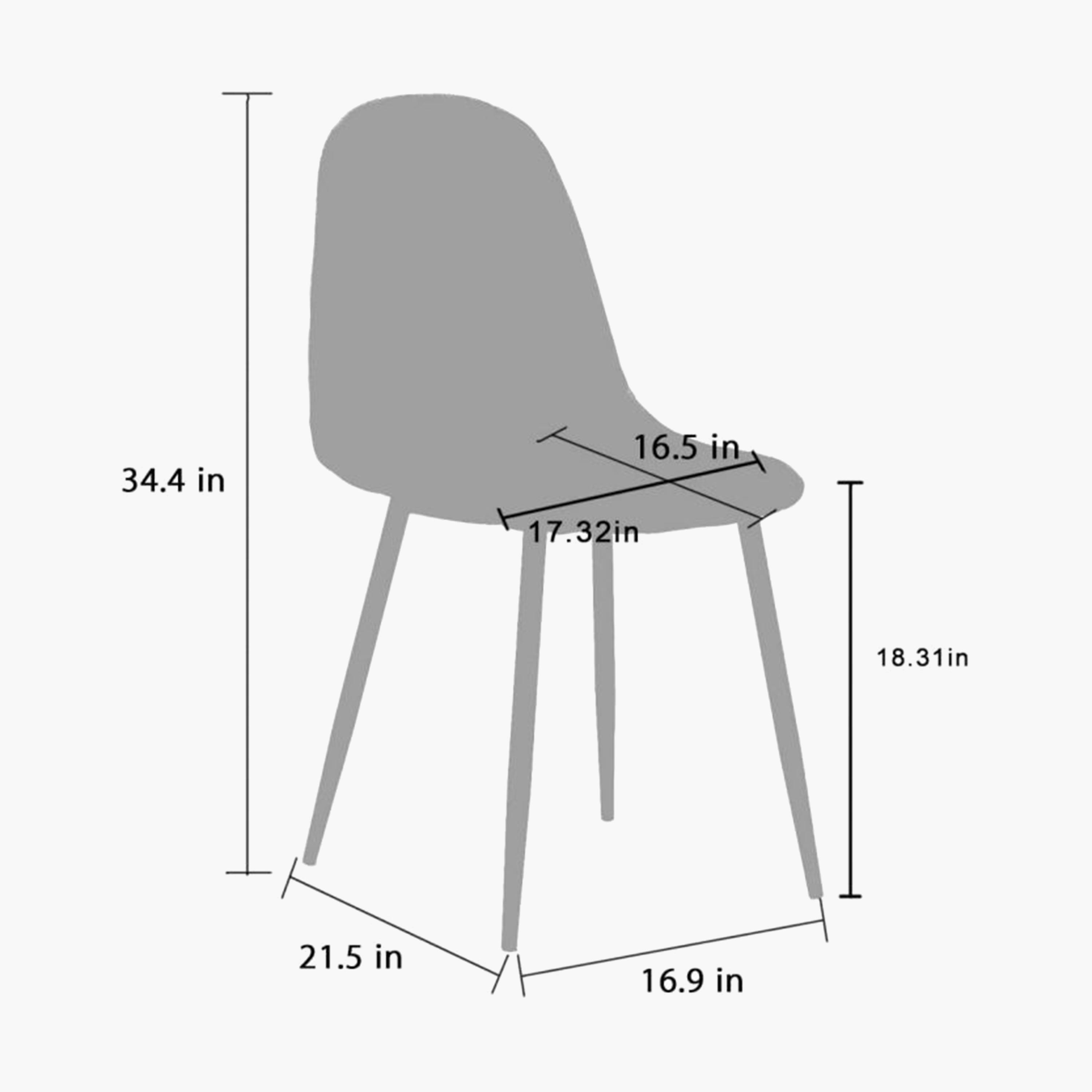 Fabric Armless Dining Chair-furniture-diningroom-chairsandbenches-image-6