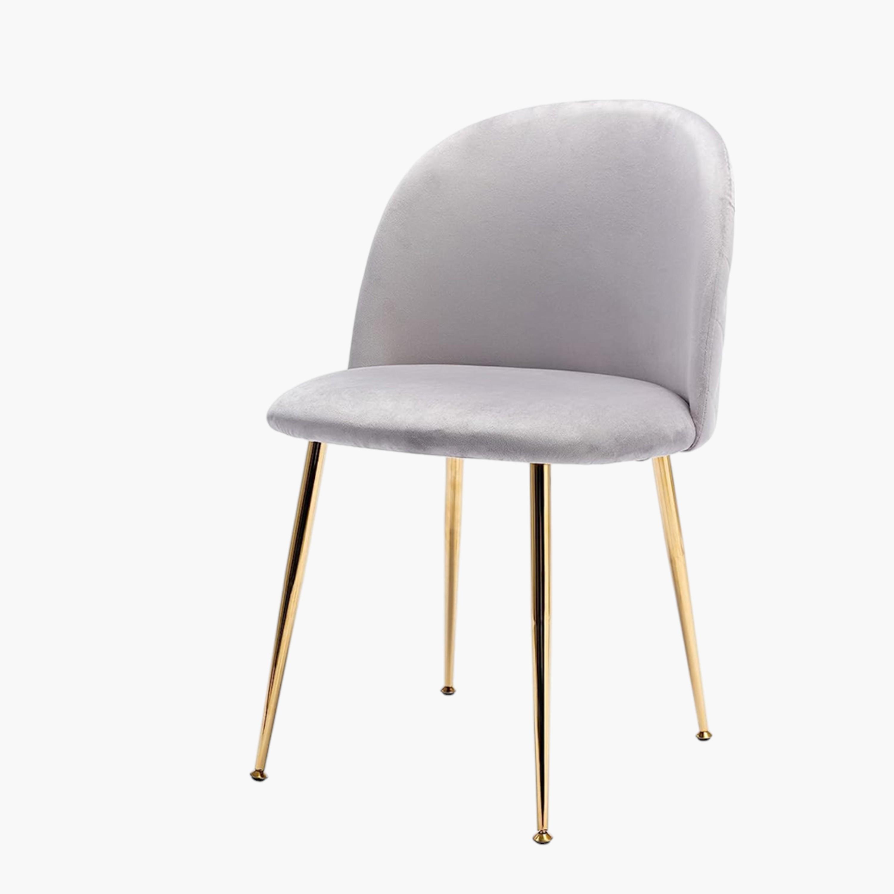Velvet Armless Dining Chair-furniture-diningroom-chairsandbenches-image-1