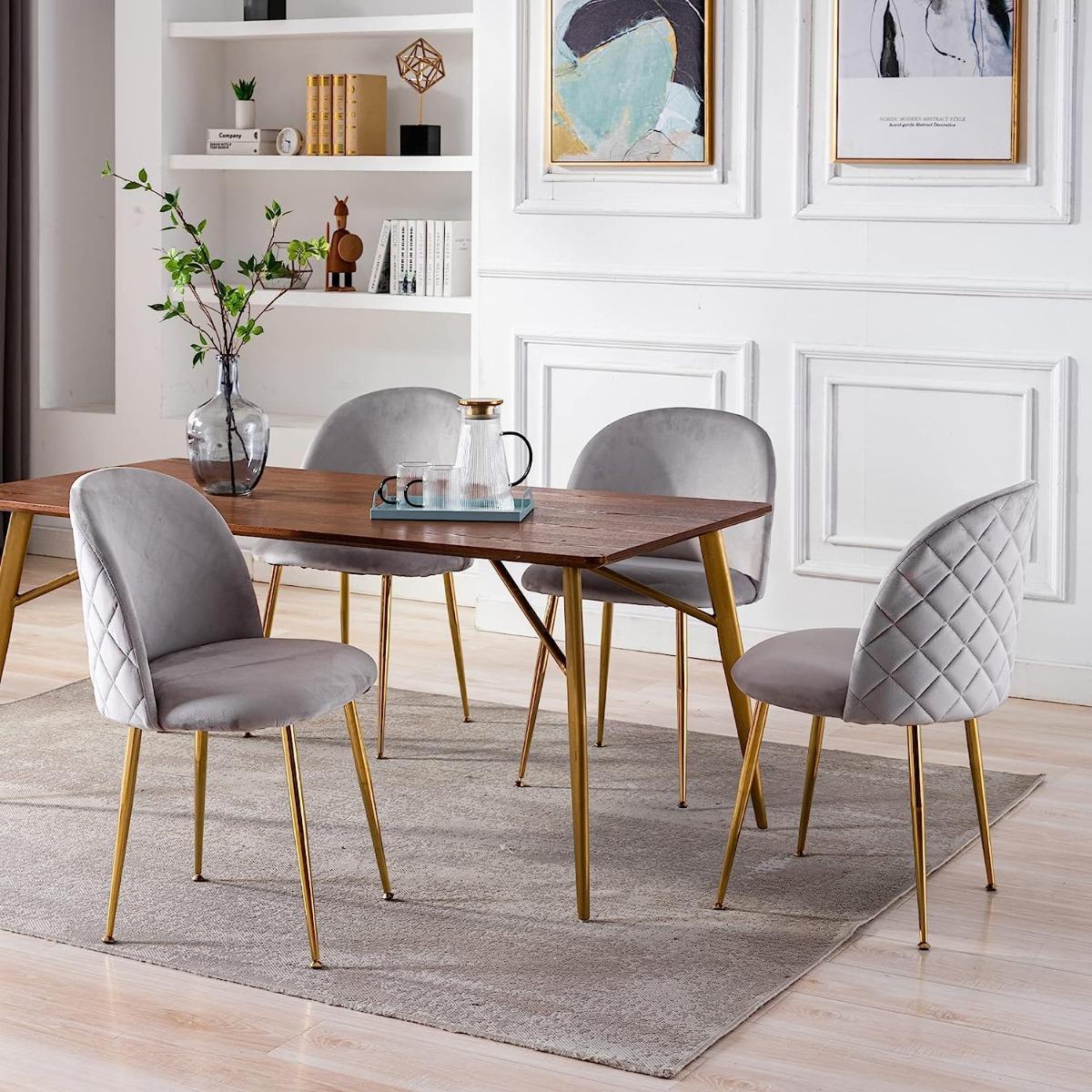 Velvet Armless Dining Chair-furniture-diningroom-chairsandbenches-image-6