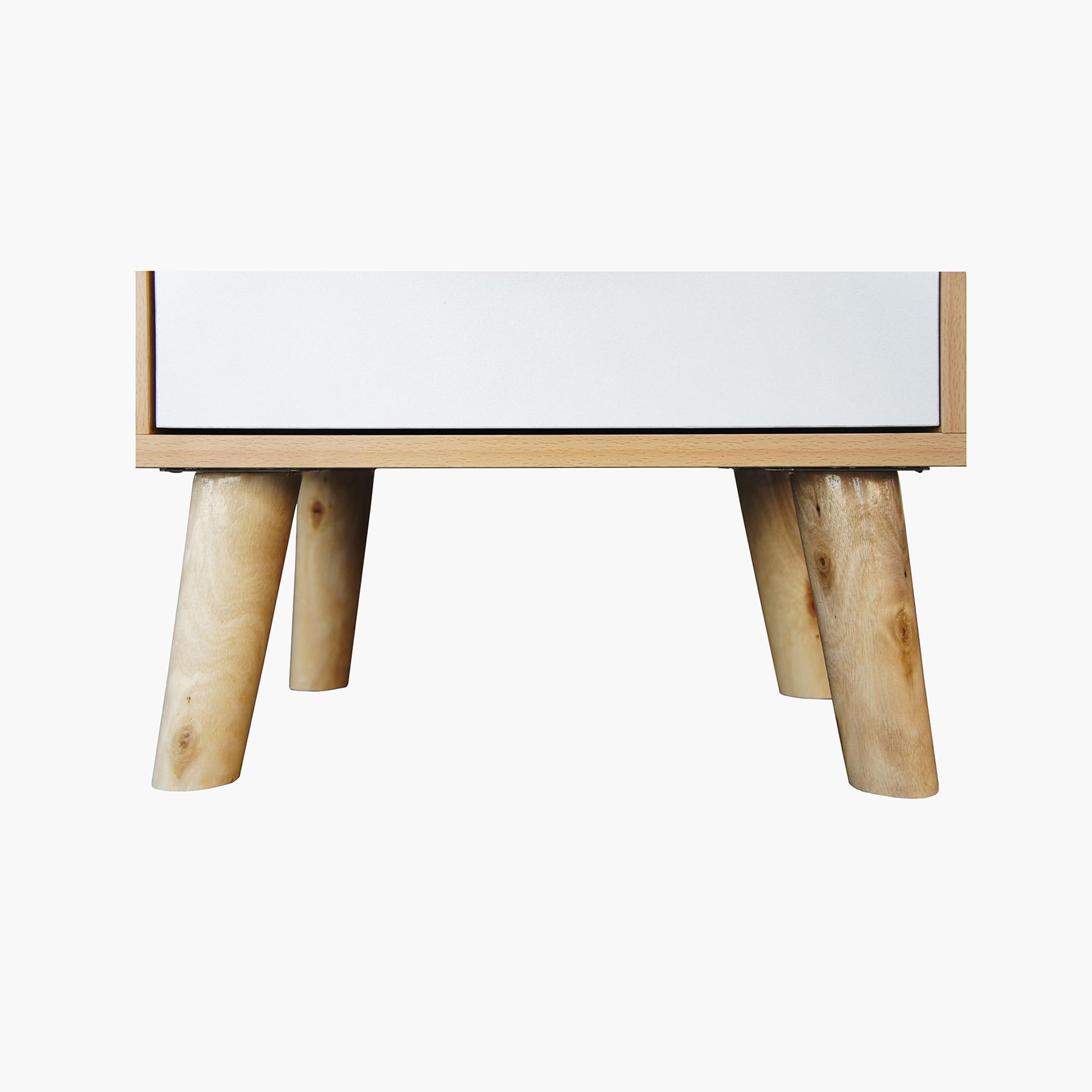 Wooden Top Side Table with Drawer-furniture-bedroom-nightstands-image-7