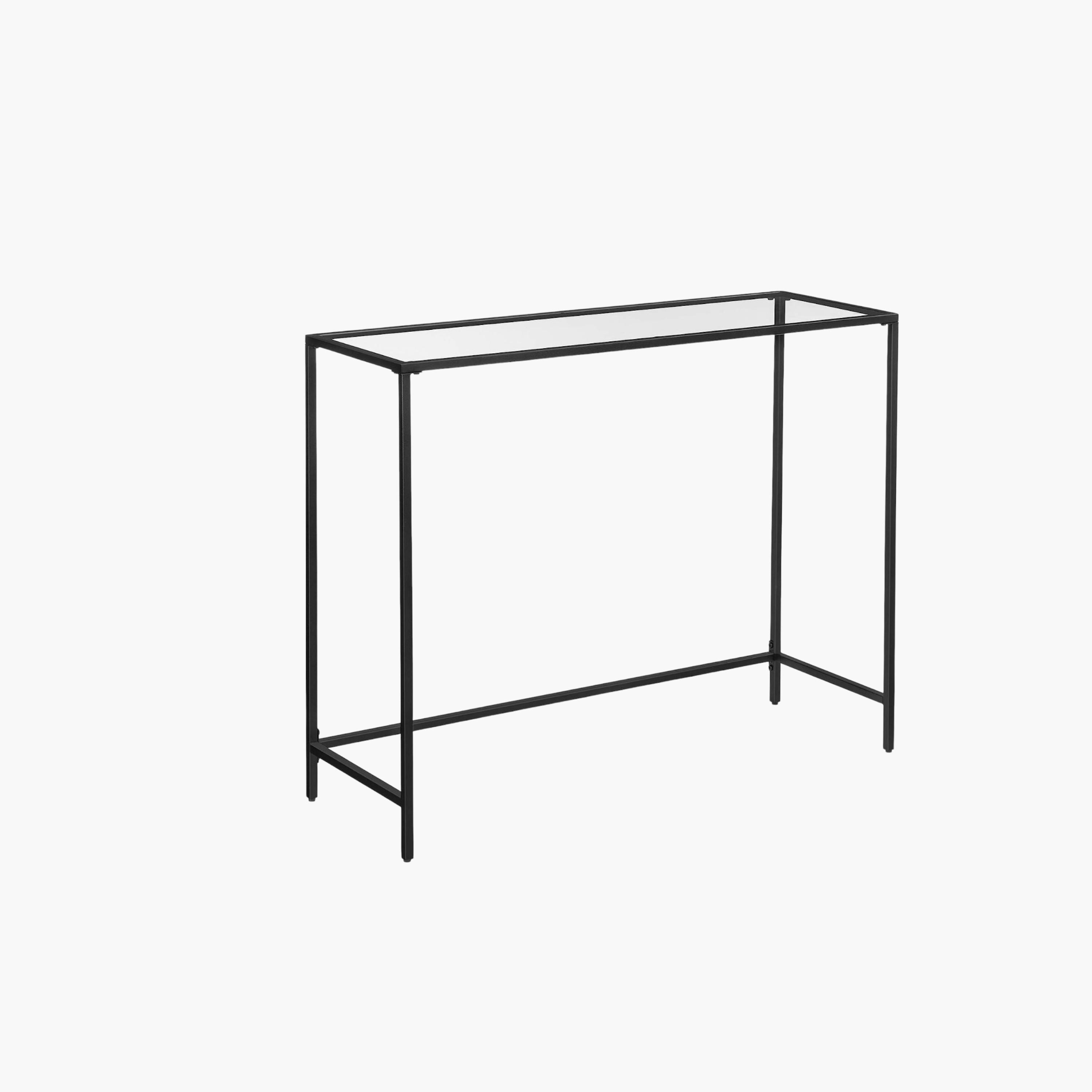 Tempered Glass Console Table - 100x35x80 cm-furniture-livingroom-consoletablesandmirrors-image-1