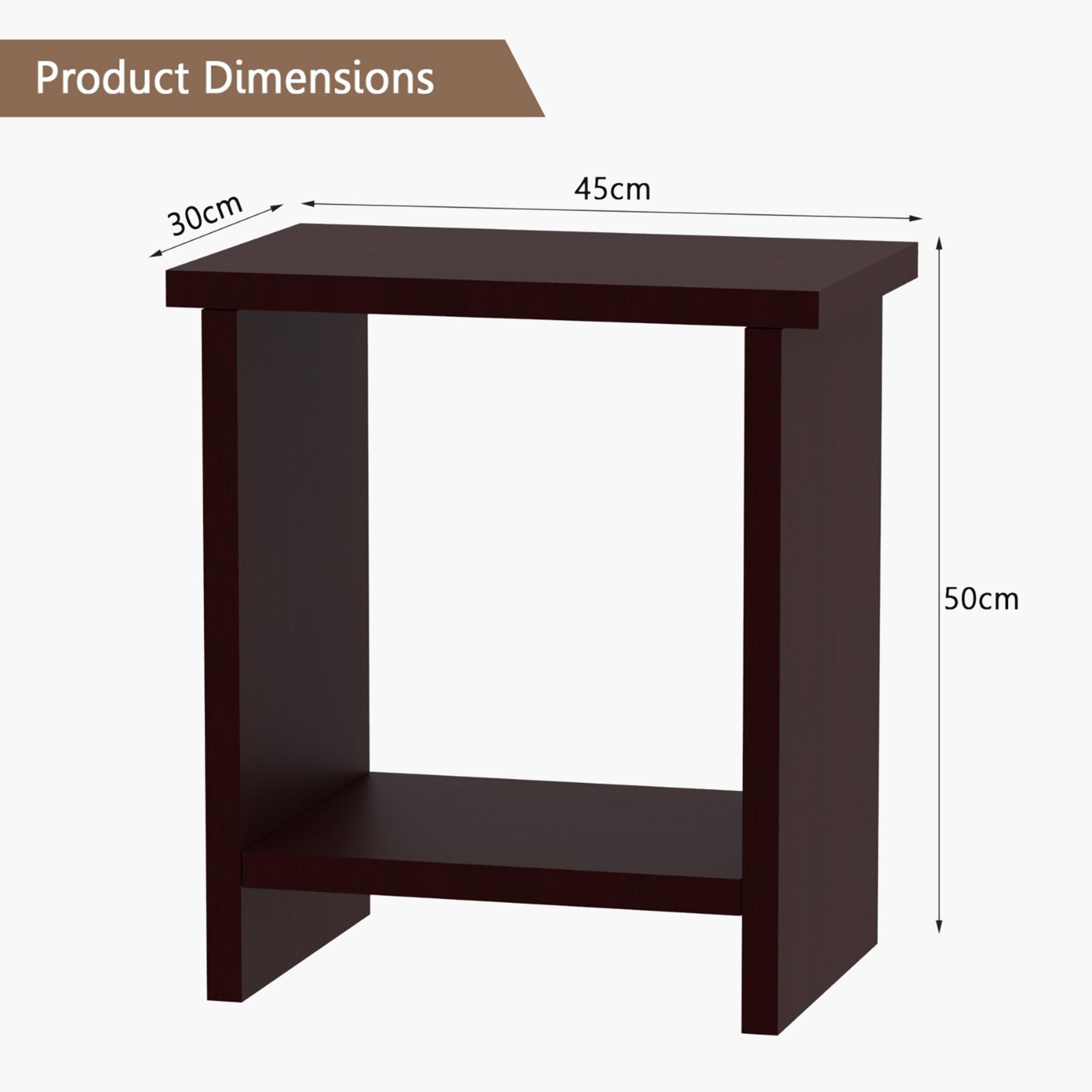 Wooden Nightstand - 45x30x50 cms-furniture-bedroom-nightstands-image-3