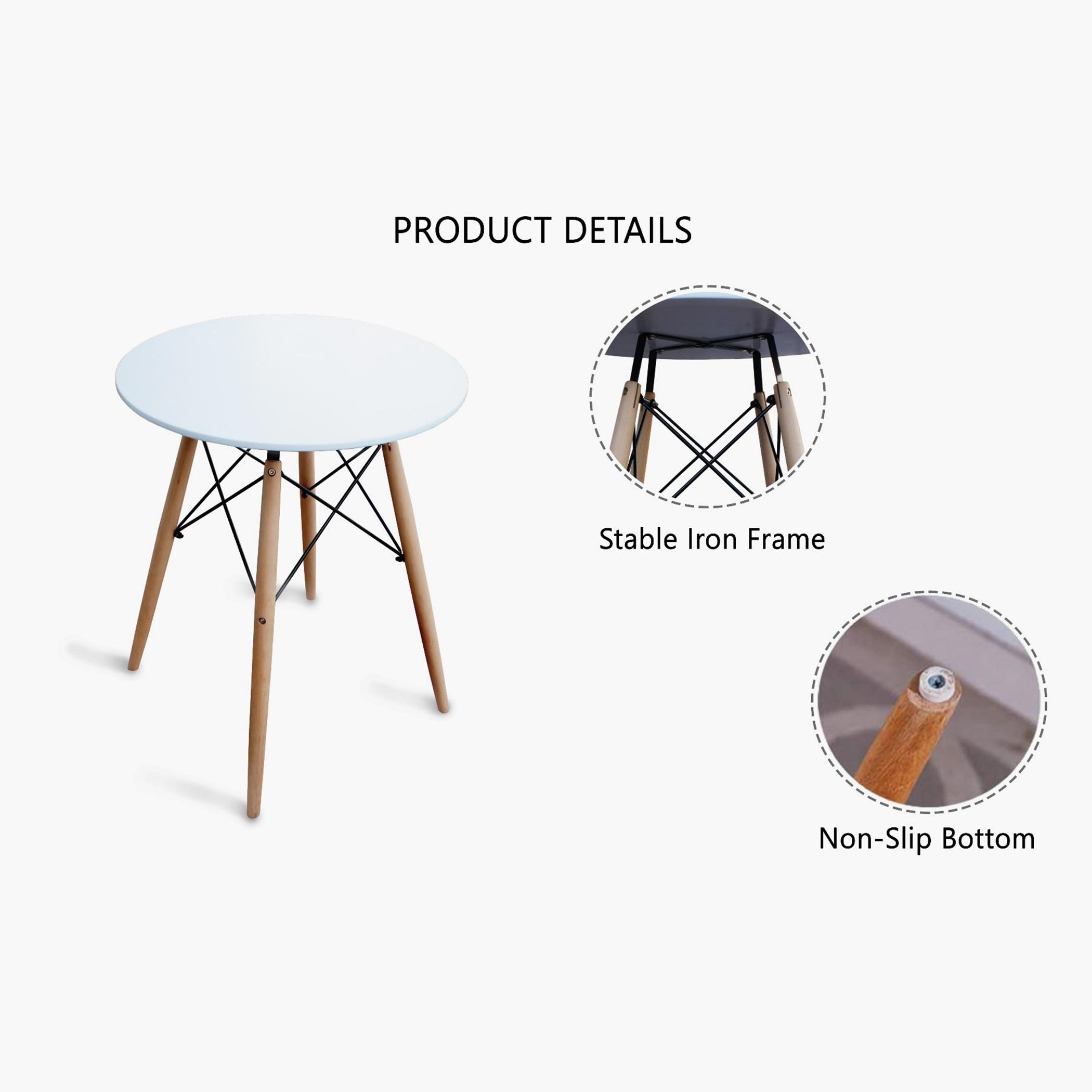 Round Dining Table - 60x50x75 cm-furniture-bedroom-nightstands-image-2