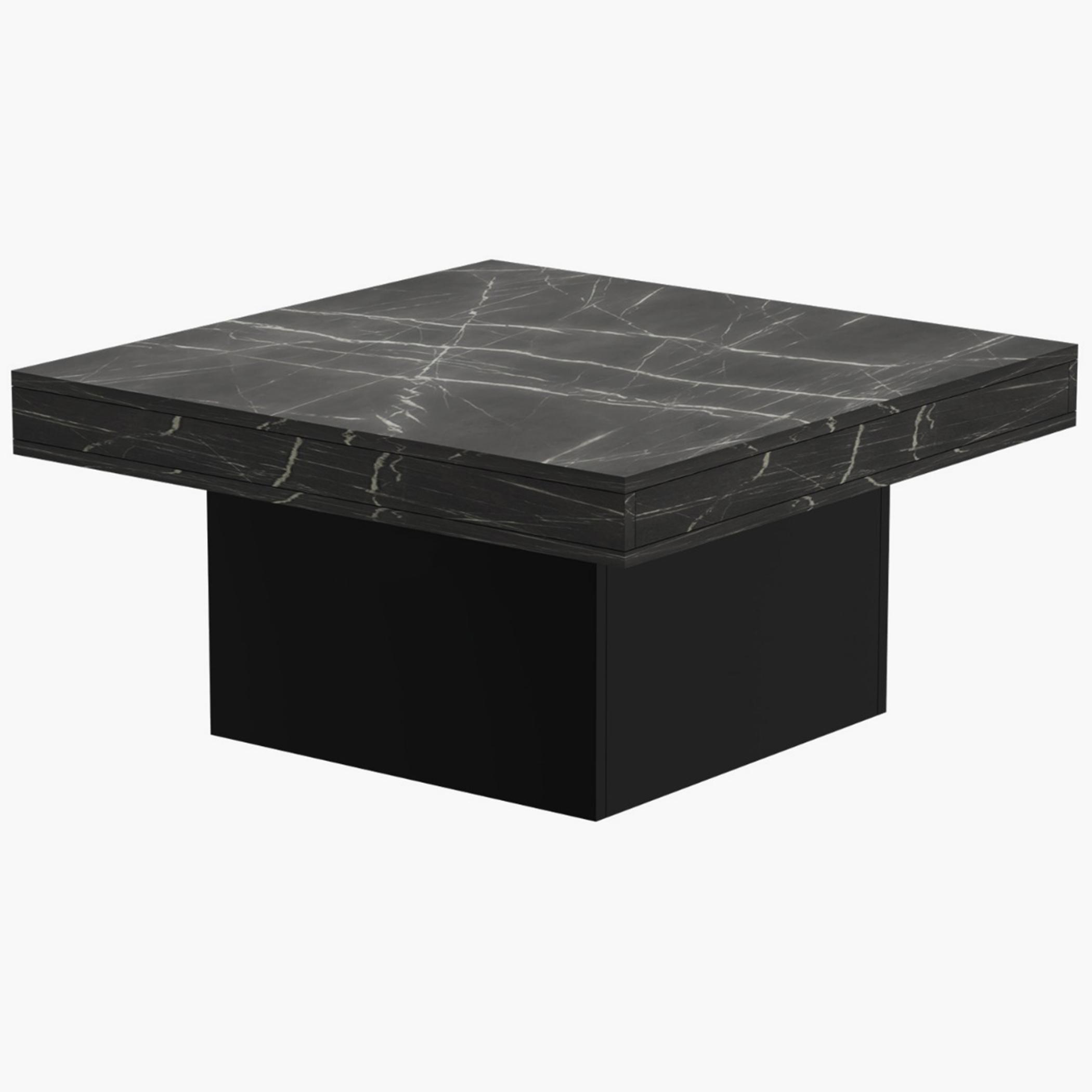 Modern Wooden Top Coffee Table - 90x90x45 cm-furniture-livingroom-coffeetables-image-1