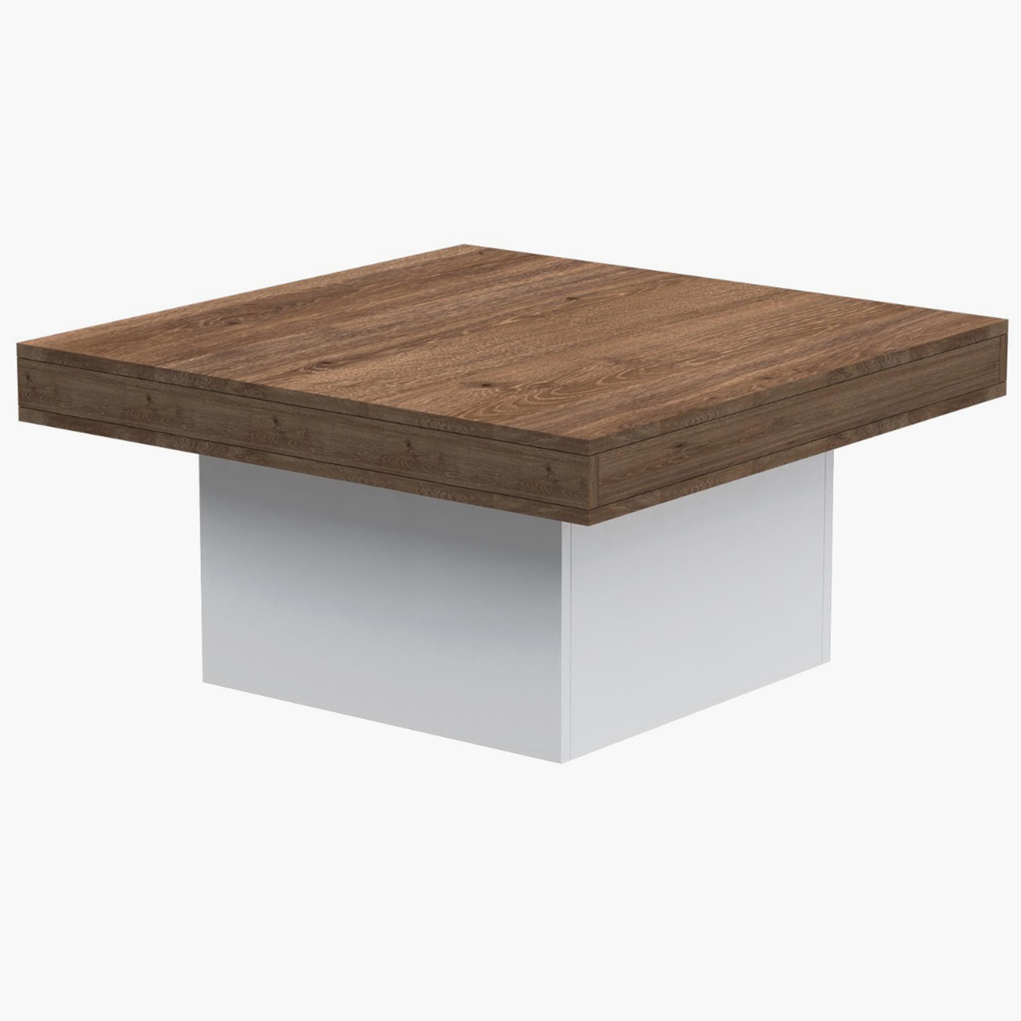 Modern Wooden Coffee Table - 90x90x45 cm-furniture-livingroom-coffeetables-image-1