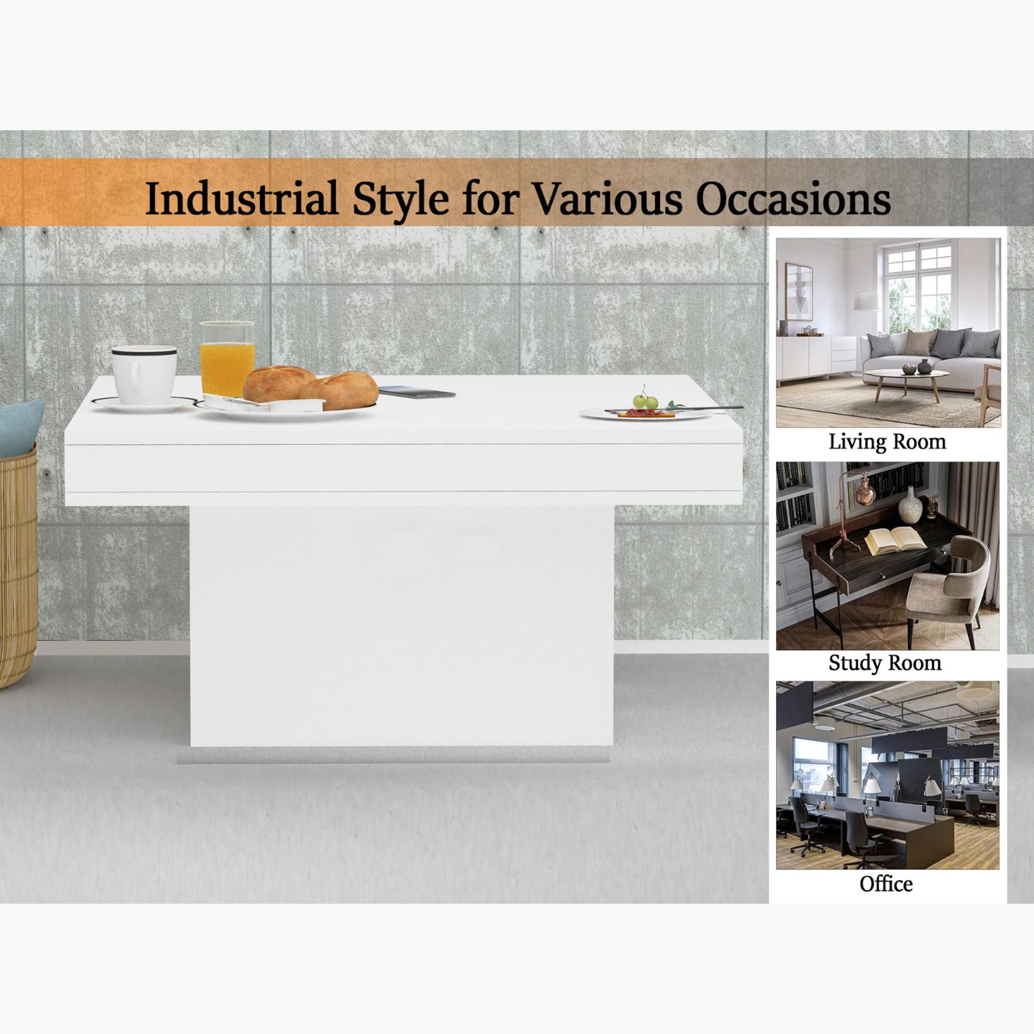 Modern Wooden Coffee Table - 90x90x45 cm-furniture-livingroom-coffeetables-image-2