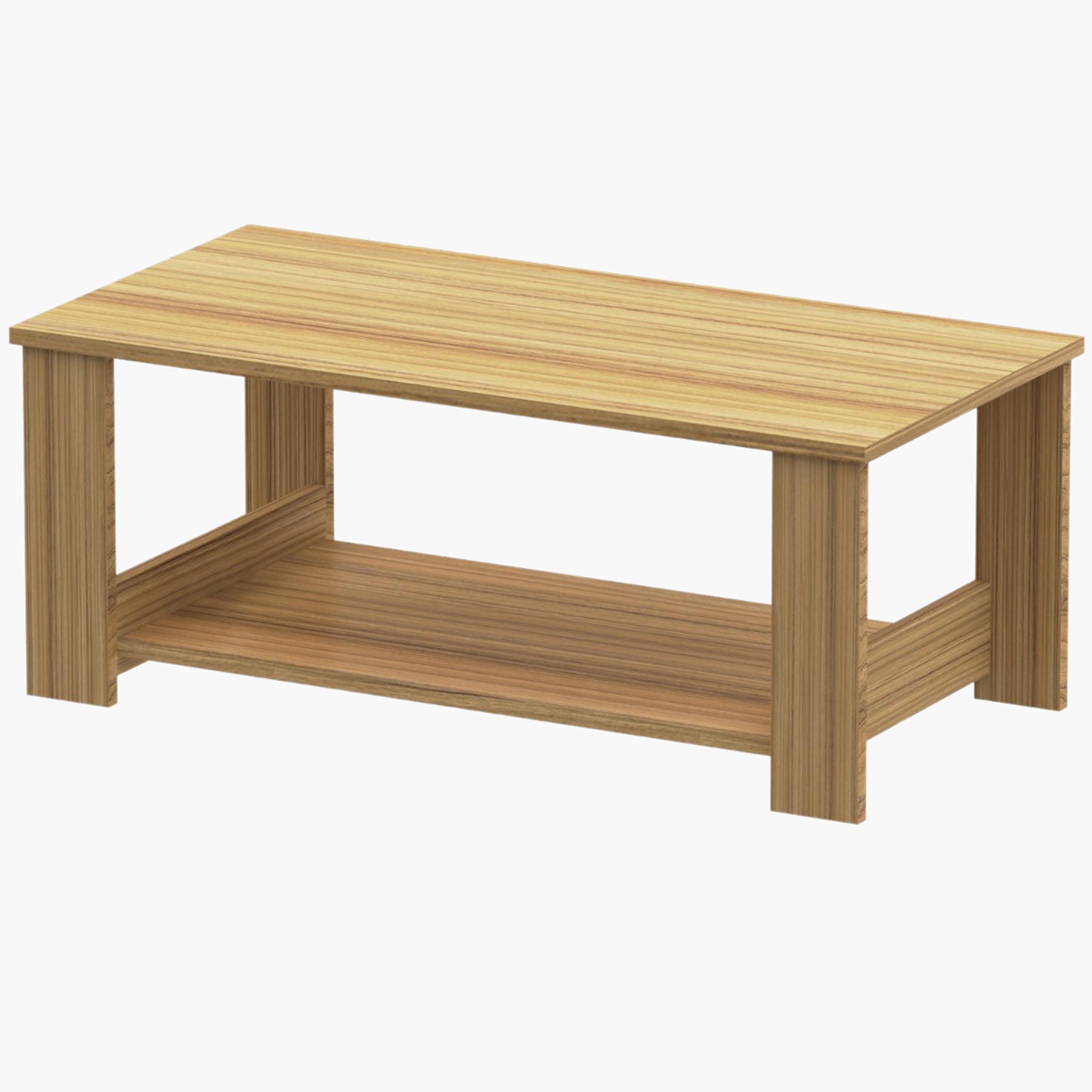 Wooden Top Coffee Table - 100x50x40 cm-furniture-livingroom-coffeetables-image-1