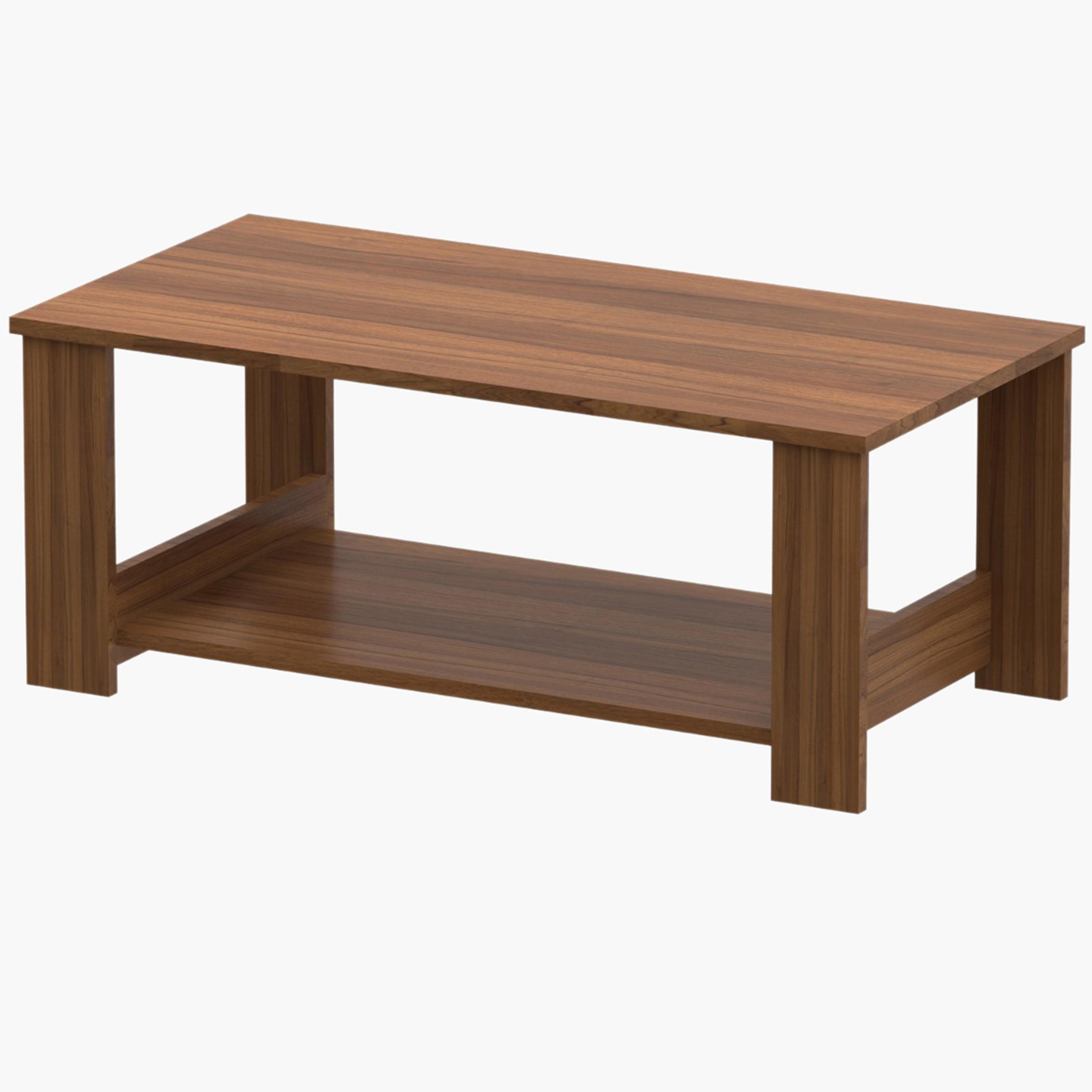Wooden Top Coffee Table - 100x50x40 cm-furniture-livingroom-coffeetables-image-1