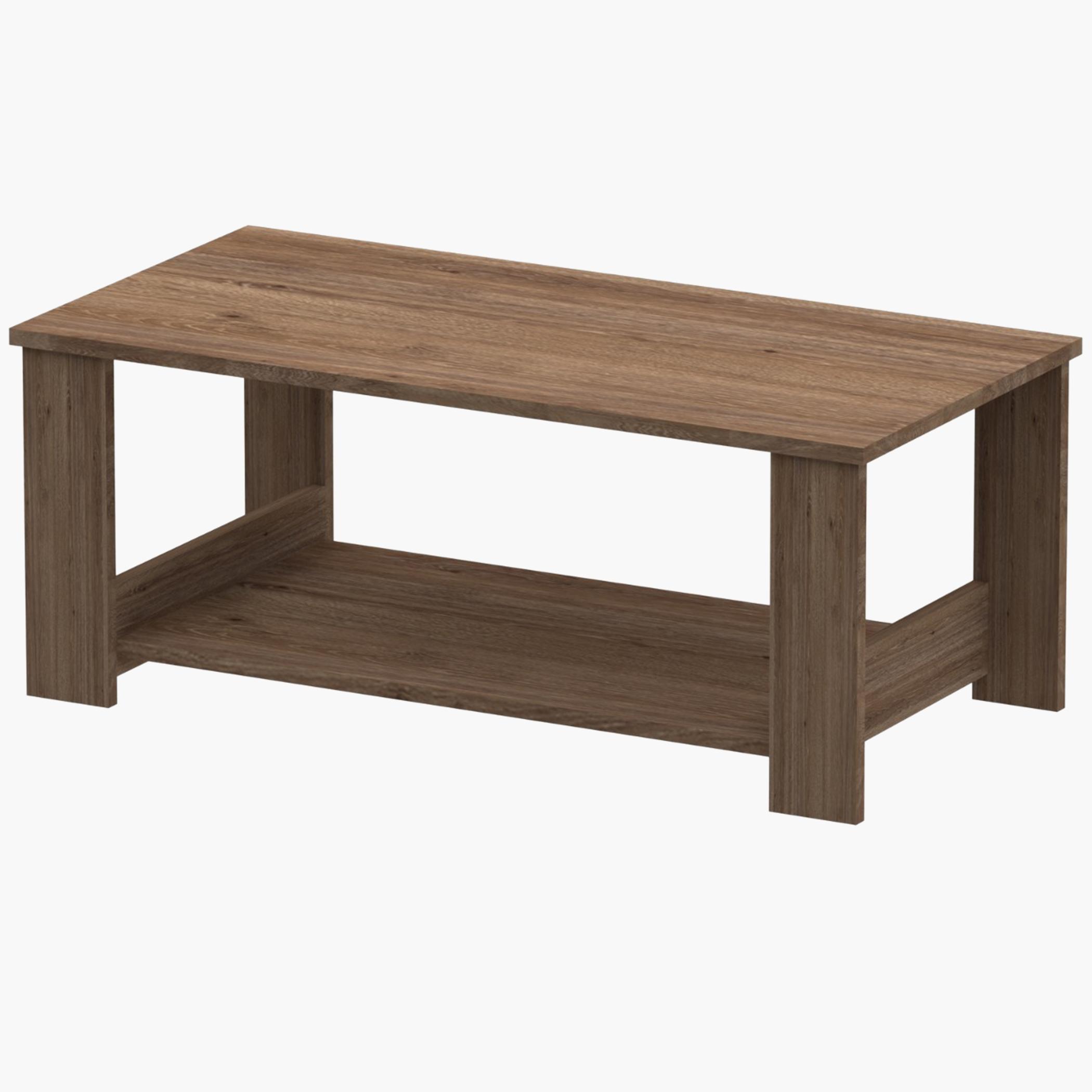Wooden Top Coffee Table - 100x50x40 cm-furniture-livingroom-coffeetables-image-1