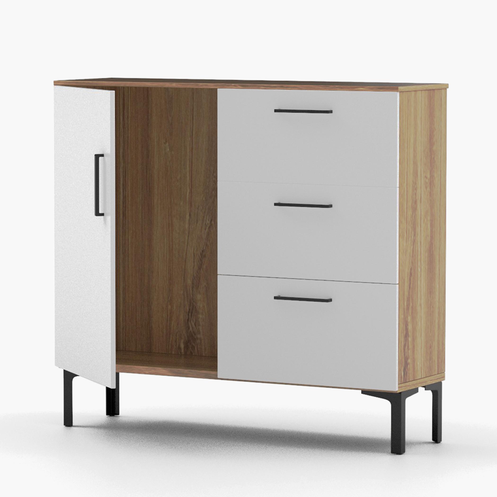 Wooden 3-Drawer Console Table  - 100x30x90 cms-furniture-livingroom-storageanddisplaycabinets-image-1
