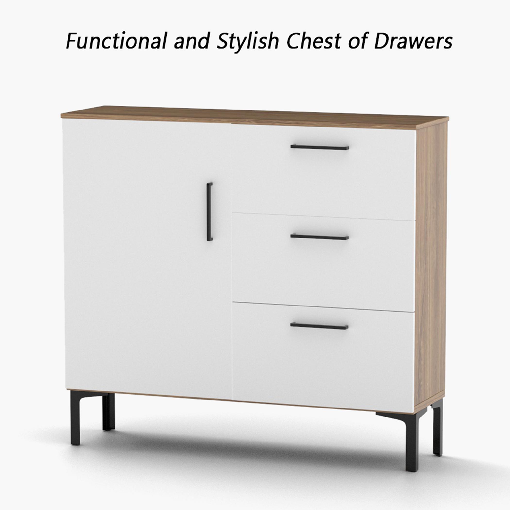 Wooden 3-Drawer Console Table  - 100x30x90 cms-furniture-livingroom-storageanddisplaycabinets-image-4