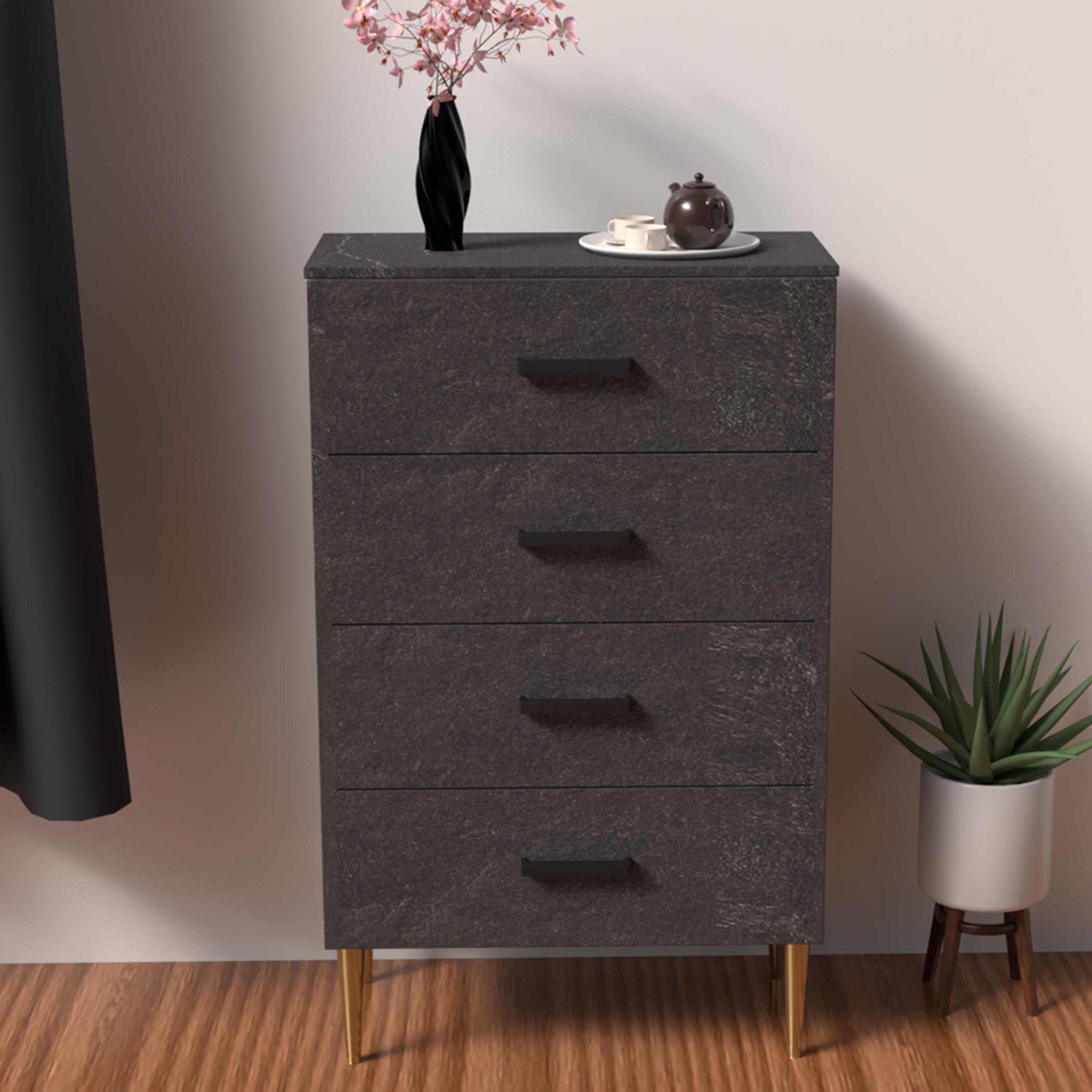 Modern Chest of 4-Drawers - 55x40x90 cm-furniture-bedroom-chestofdrawers-image-2