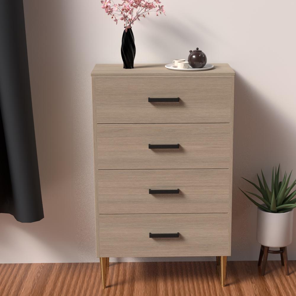 Modern Chest of 4-Drawers - 55x40x90 cm-furniture-bedroom-chestofdrawers-image-2