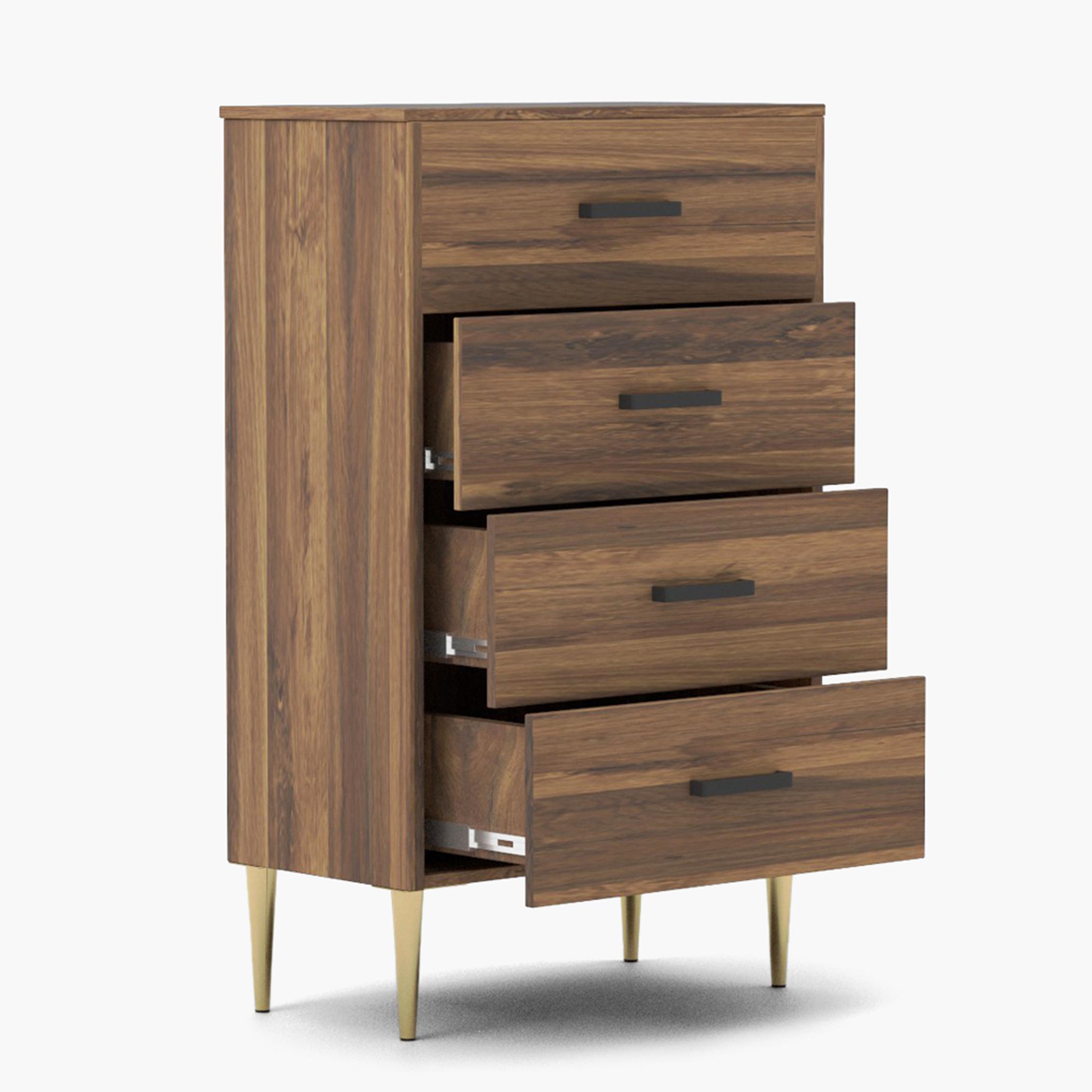 Modern Chest of 4-Drawers - 55x40x90 cms-furniture-bedroom-chestofdrawers-image-1