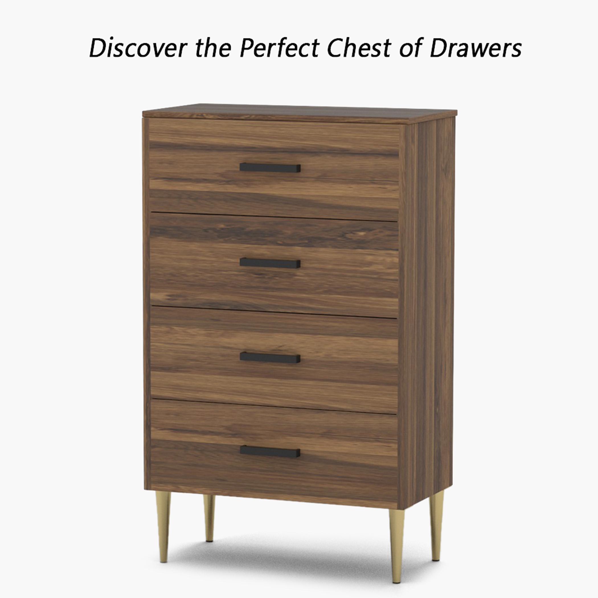 Modern Chest of 4-Drawers - 55x40x90 cms-furniture-bedroom-chestofdrawers-image-4