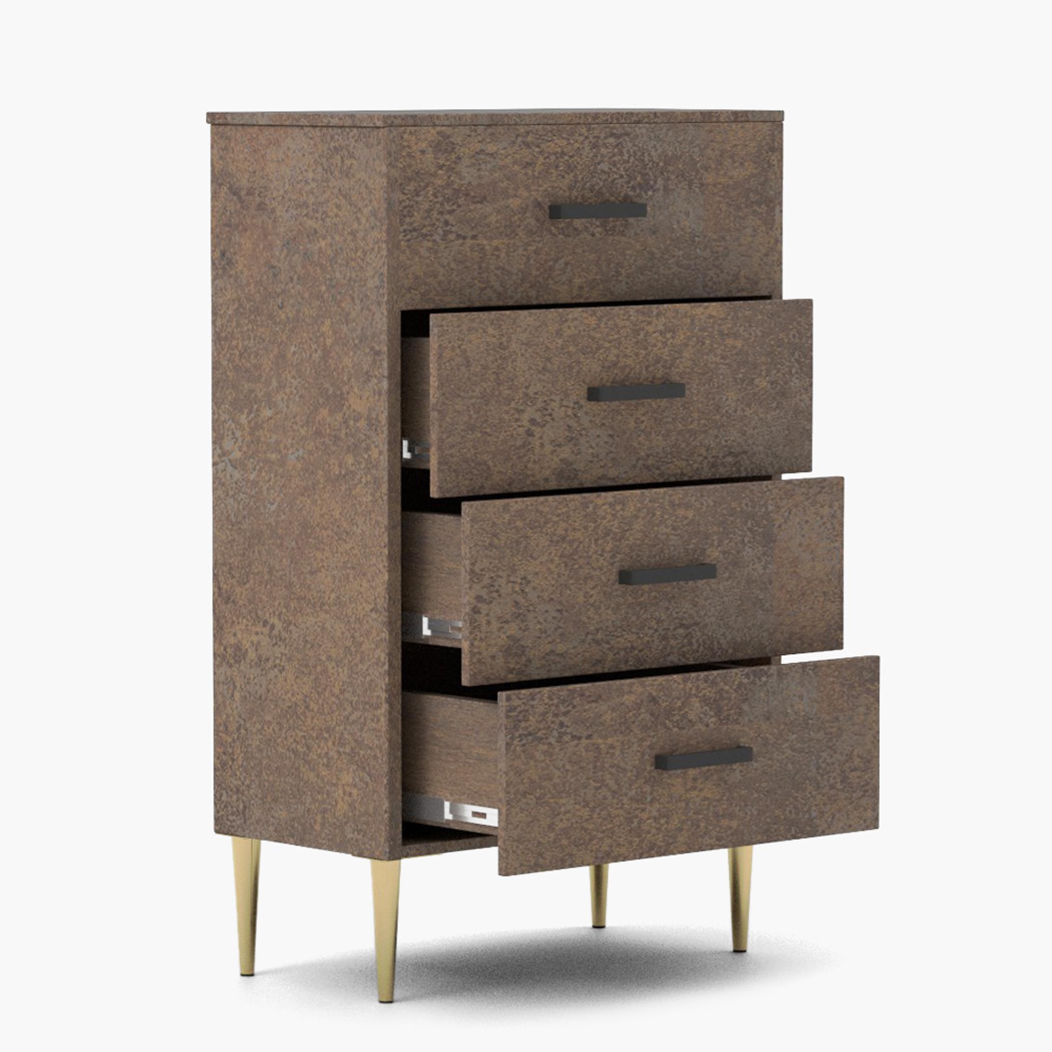 Modern Chest of 4-Drawers - 55x40x90 cm-furniture-bedroom-chestofdrawers-image-1