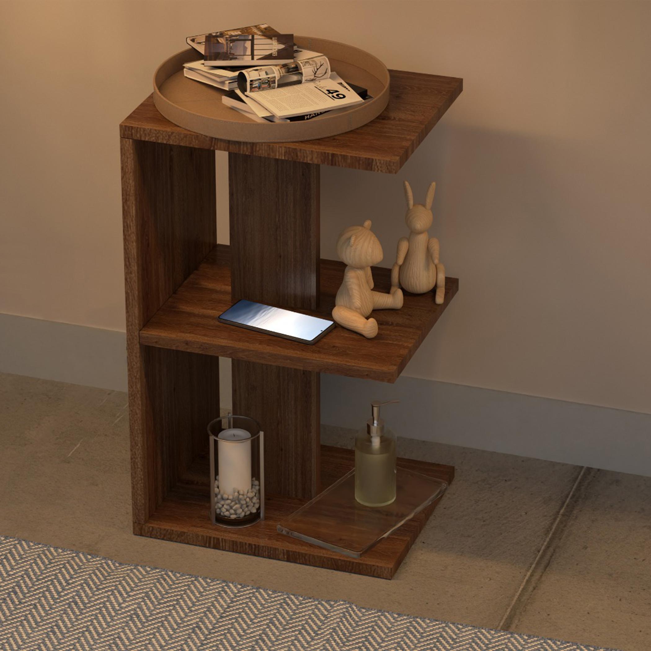 Modern E-Shape Nightstand - 38x30x62 cm-furniture-bedroom-nightstands-image-3