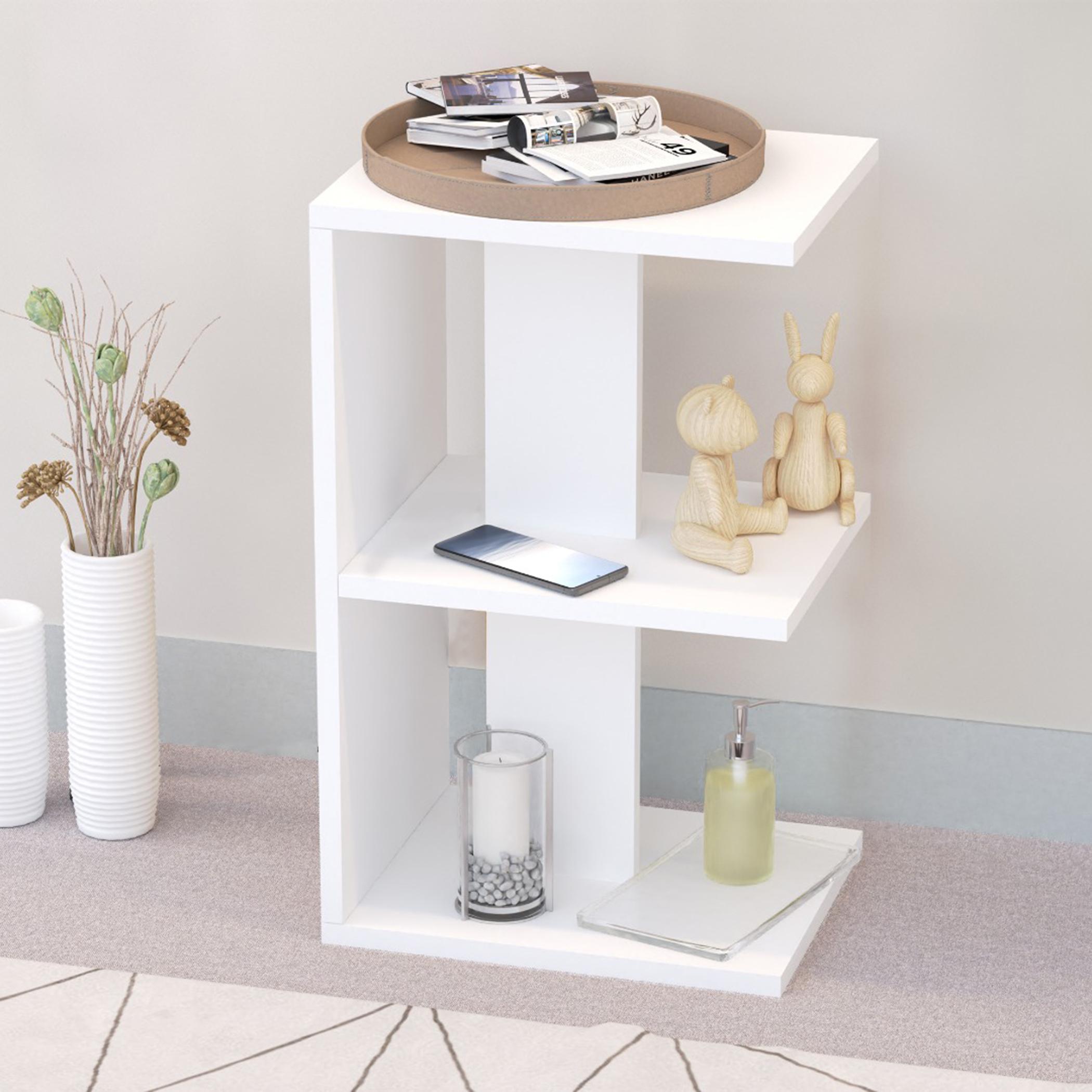 Modern E-Shape Nightstand - 38x30x62 cm-furniture-bedroom-nightstands-image-4