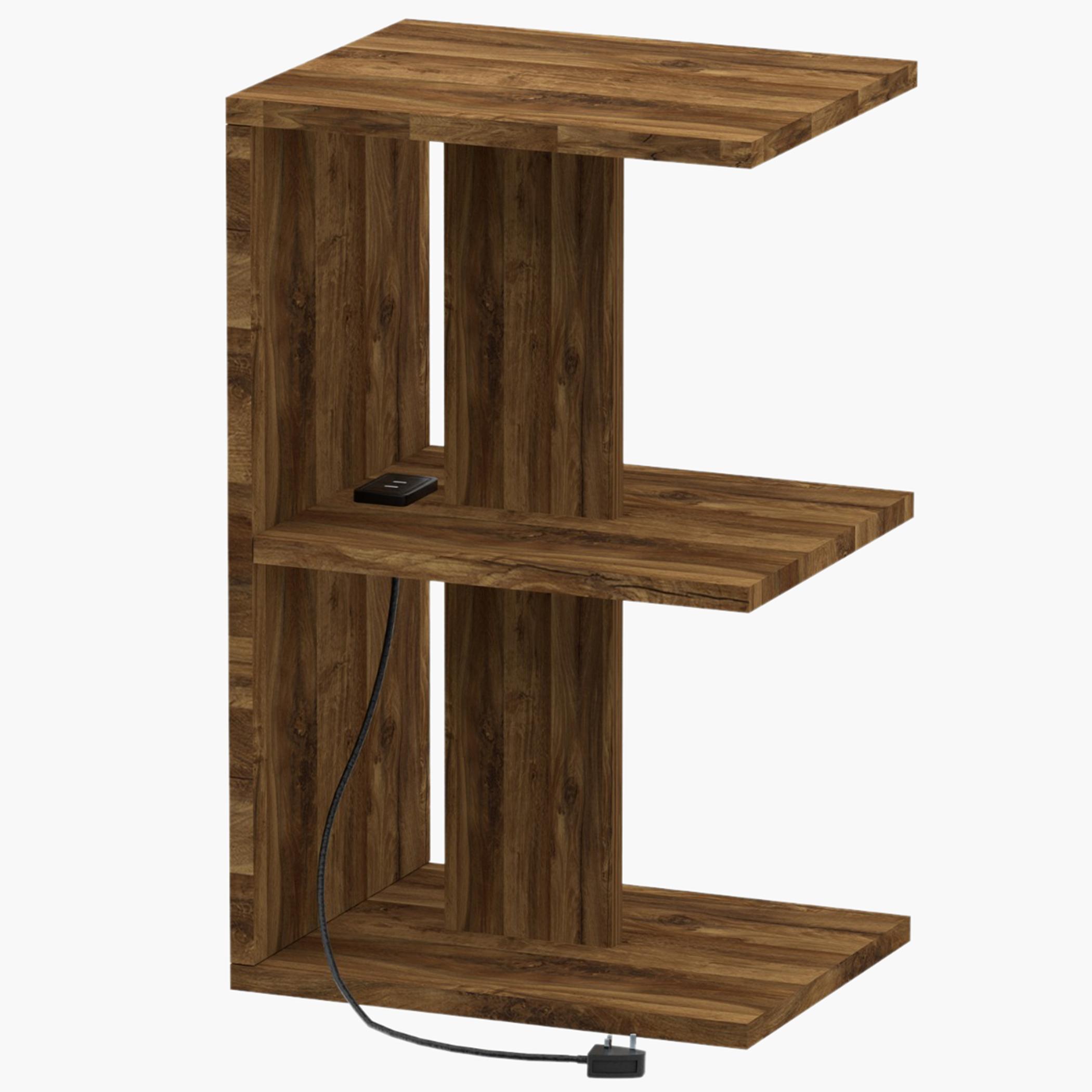 Modern E-Shape Night Stand - 30x38x62 cm-furniture-bedroom-nightstands-image-1
