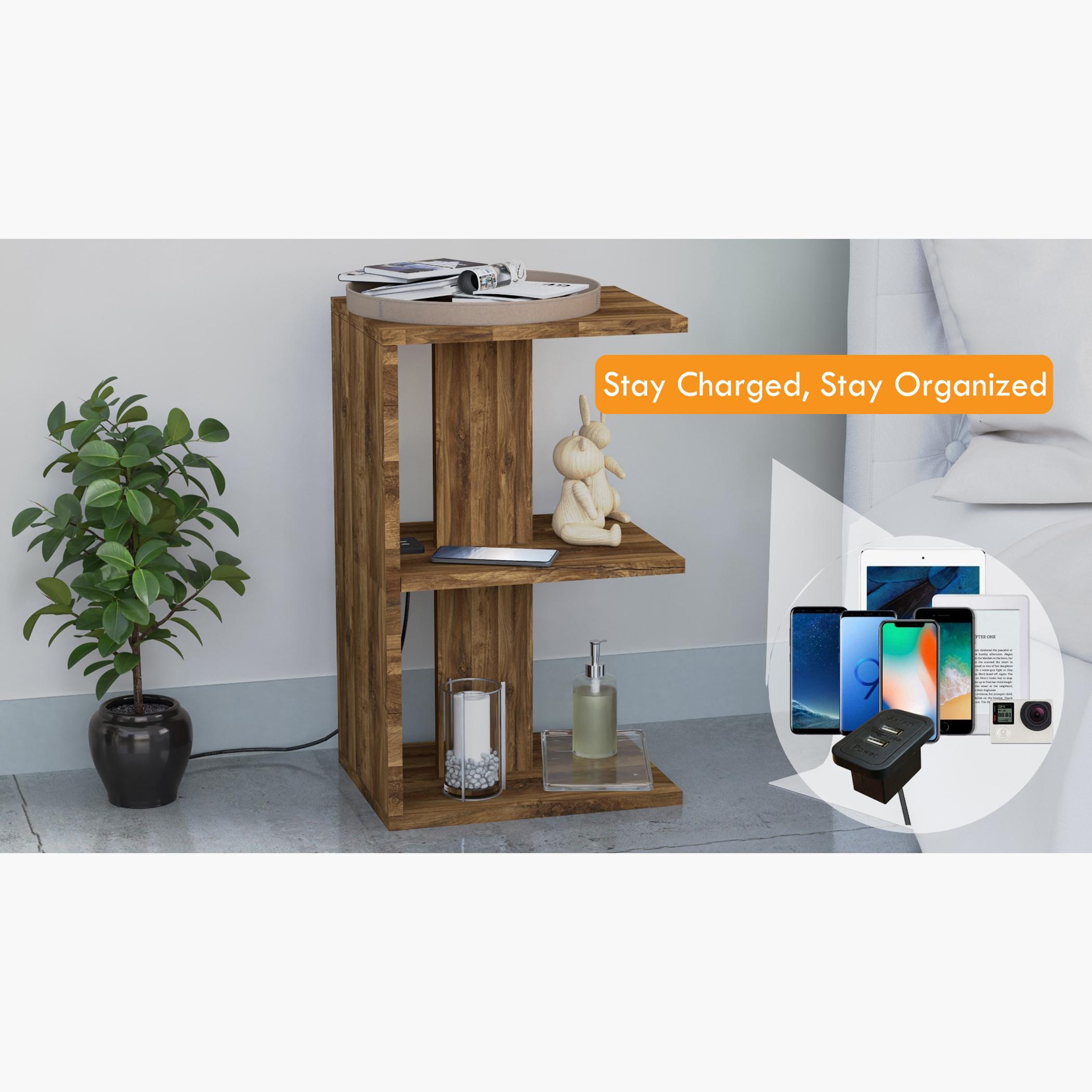 Modern E-Shape Night Stand - 30x38x62 cm-furniture-bedroom-nightstands-image-2