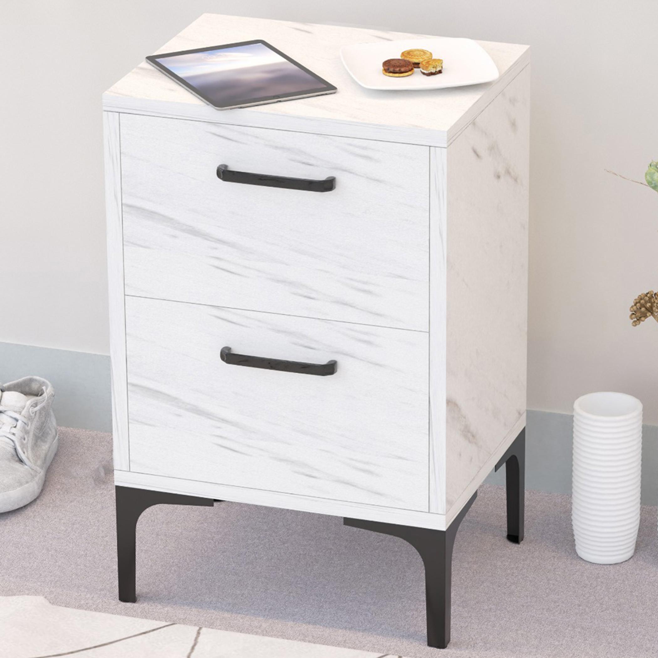 Modern Nightstand - 38x30x60 cm-furniture-bedroom-nightstands-image-4