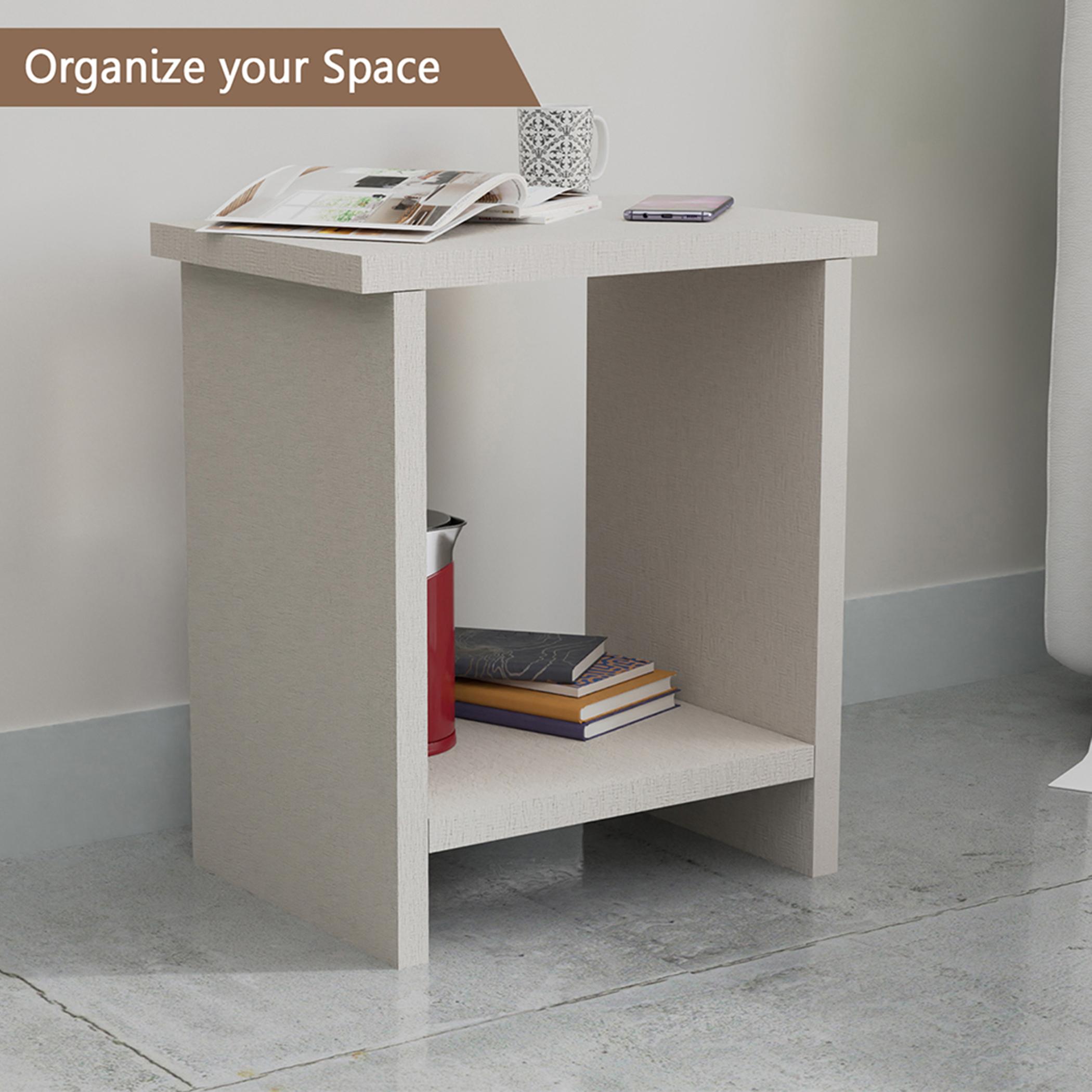 Modern Wooden Side Table - 45x30x50 cm-furniture-bedroom-nightstands-image-2