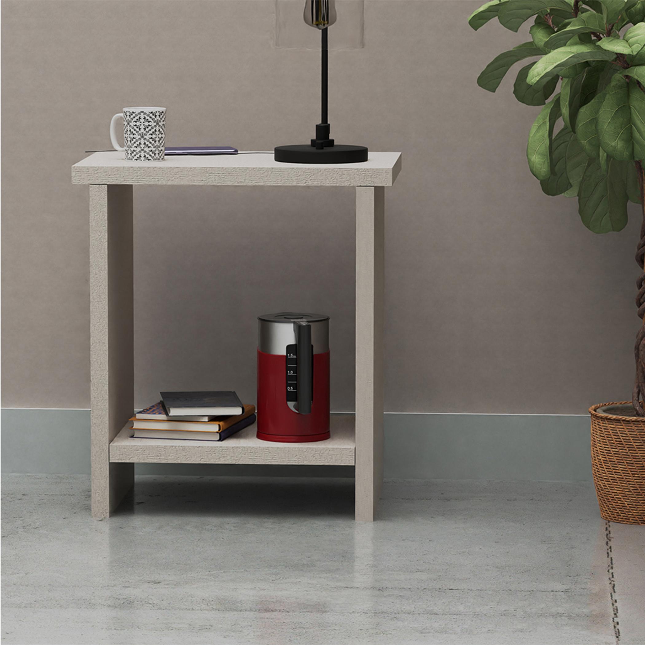 Modern Wooden Side Table - 45x30x50 cm-furniture-bedroom-nightstands-image-4