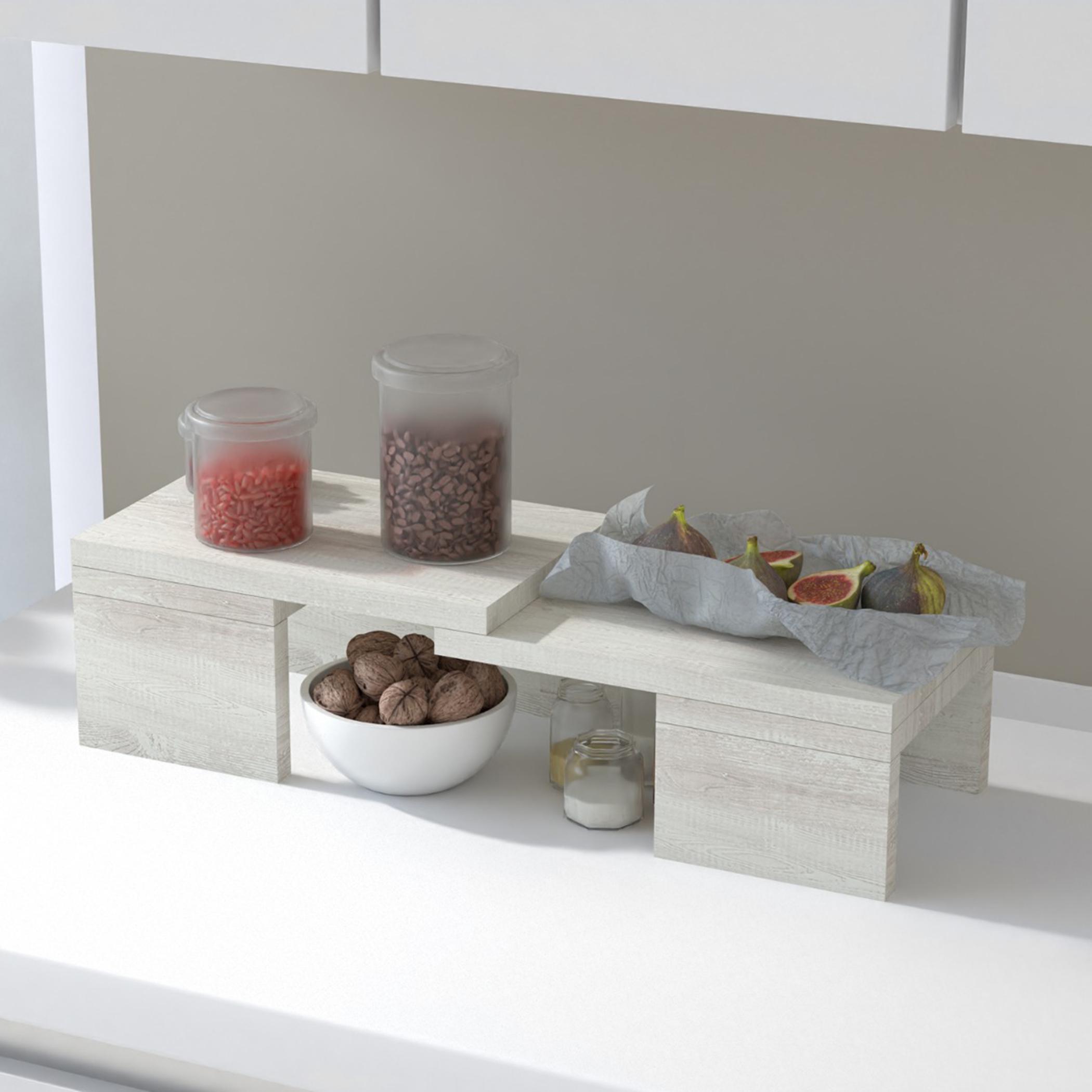 Wooden Interlocking Storage Rack - 60x19.5x14.5 cm-household-kitchen-kitchenorganising-countertoporganising-image-1