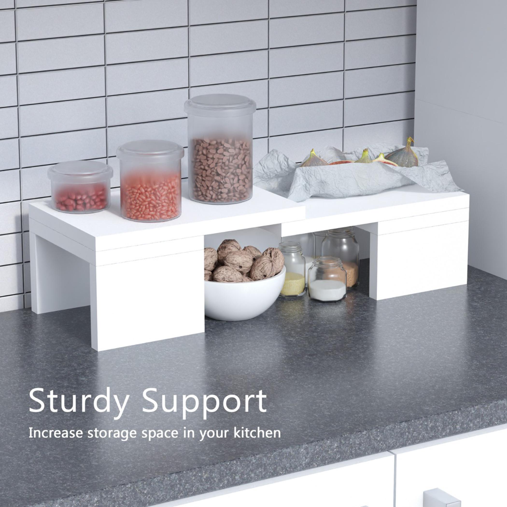 رف تخزين خشبي متشابك من ماهماي - 60x19.5x14.5 سم-household-kitchen-kitchenorganising-countertoporganising-image-3