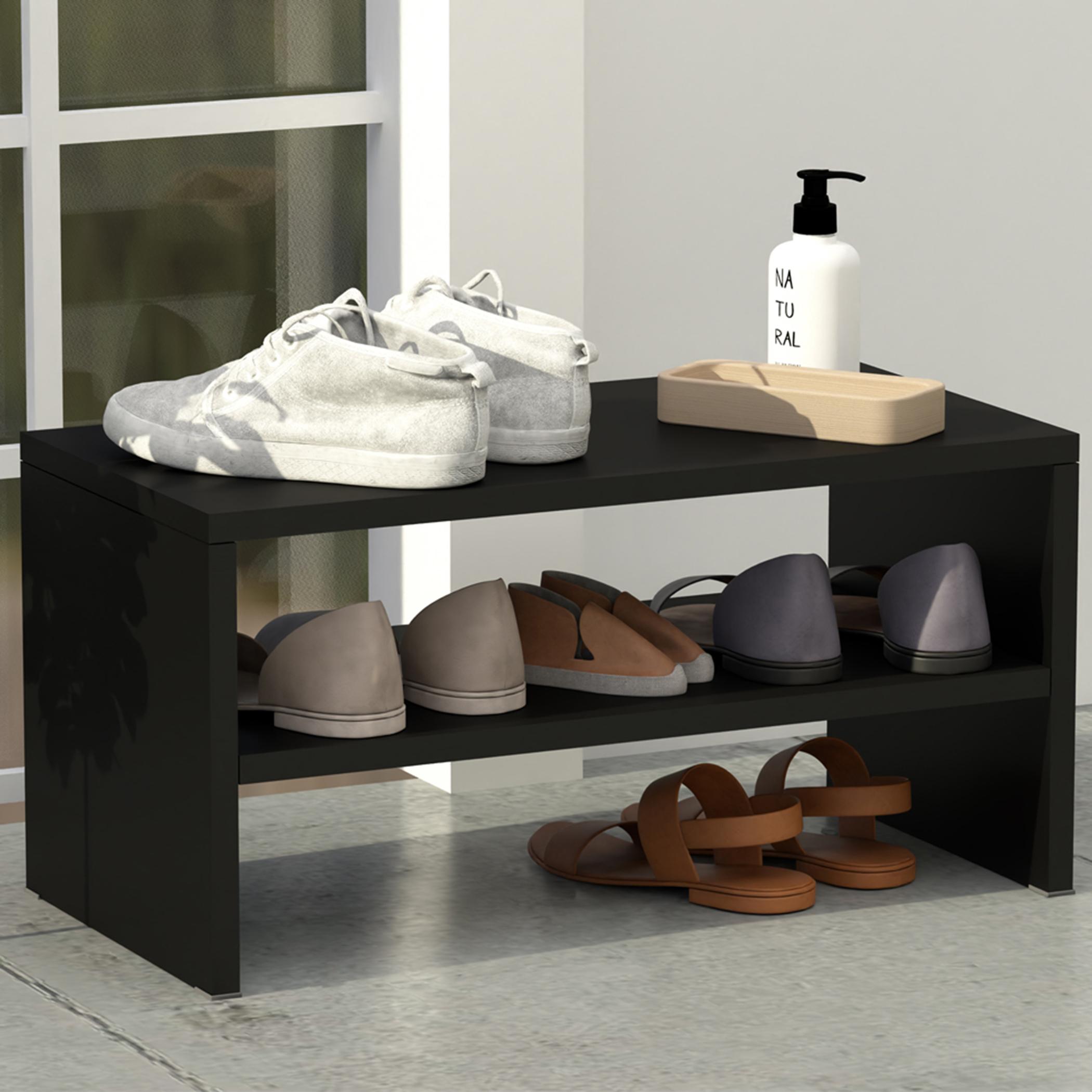 Wooden 2-Tier Shoe Rack - 60x30x30 cms-furniture-livingroom-shoeracks-image-1