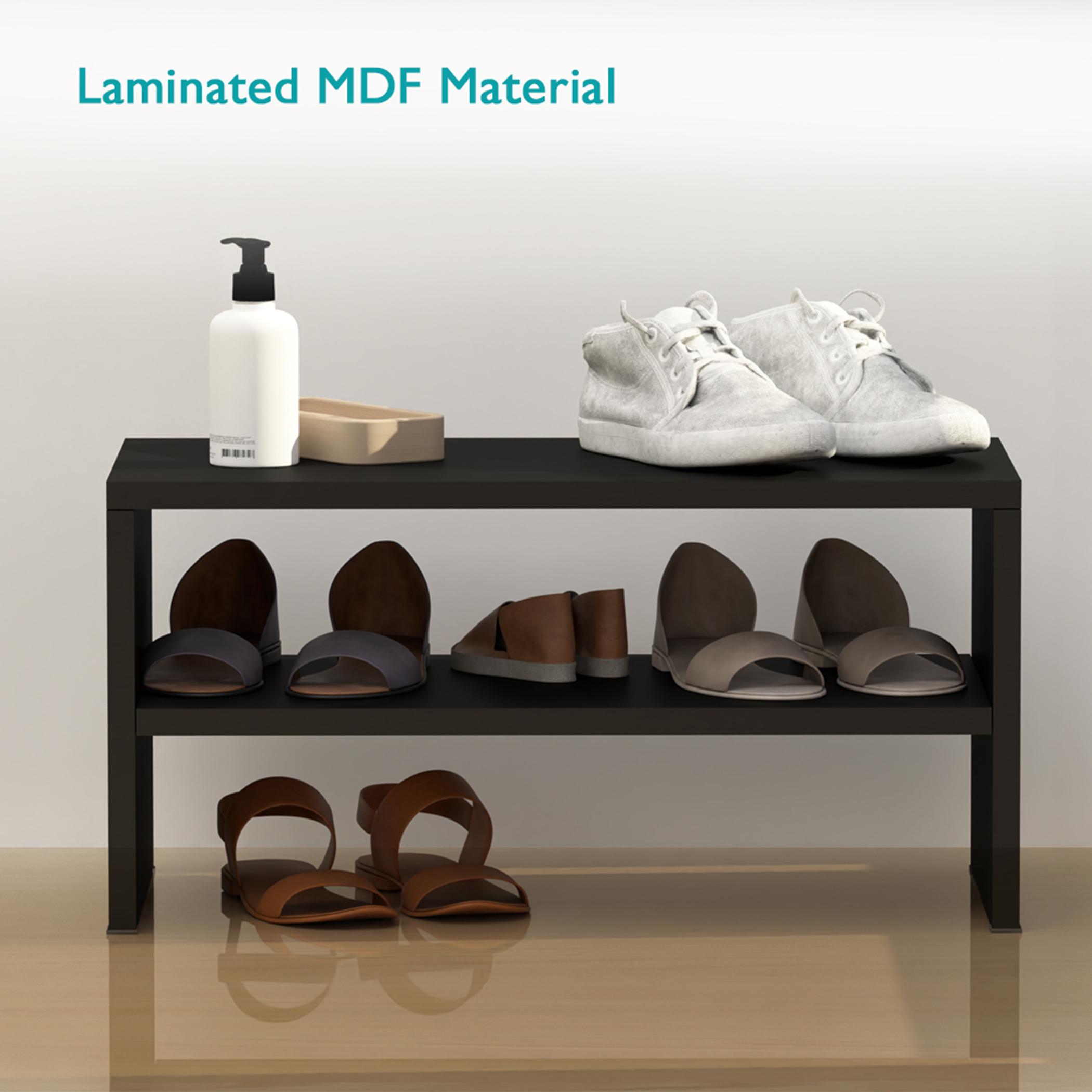 Wooden 2-Tier Shoe Rack - 60x30x30 cms-furniture-livingroom-shoeracks-image-3