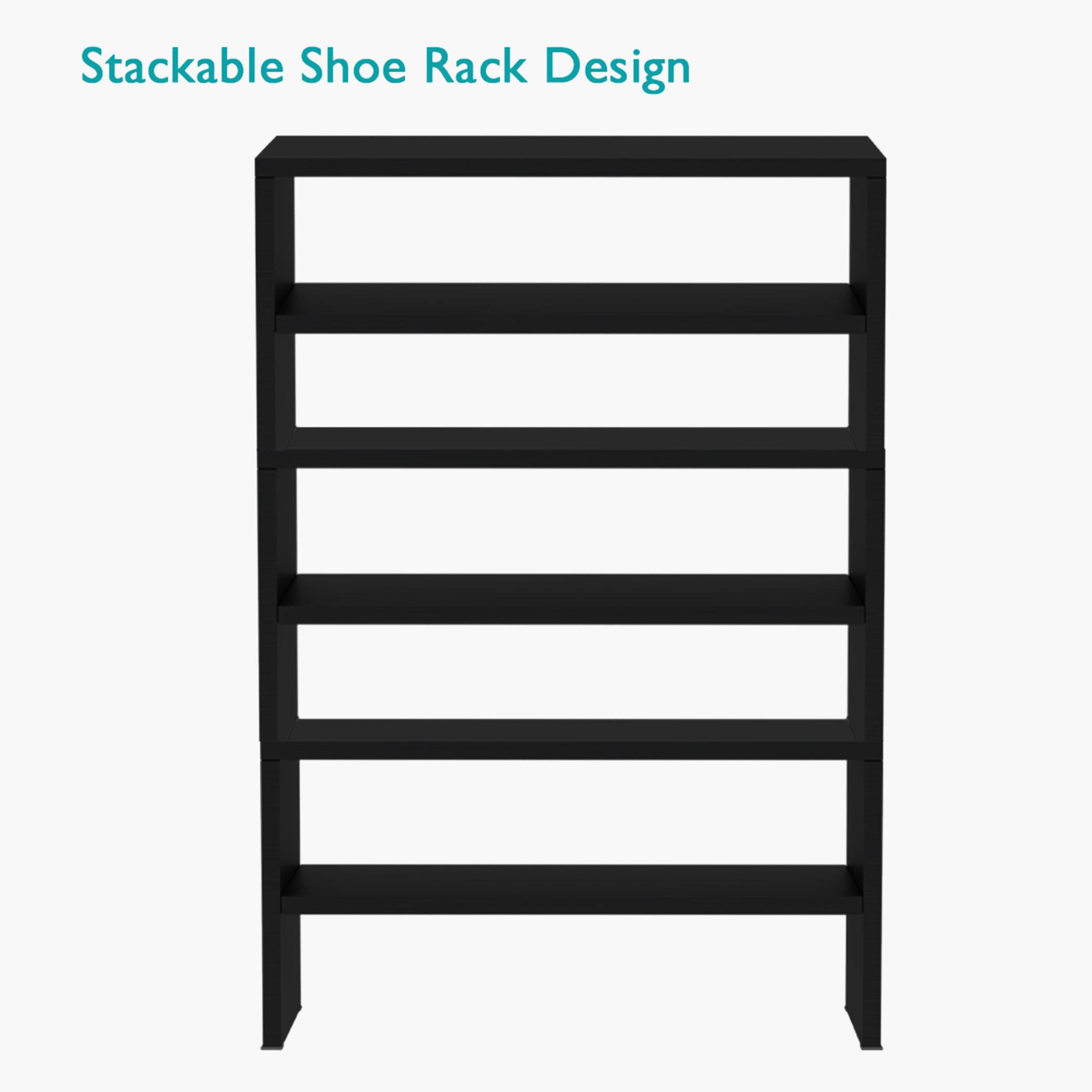 Wooden 2-Tier Shoe Rack - 60x30x30 cms-furniture-livingroom-shoeracks-image-5
