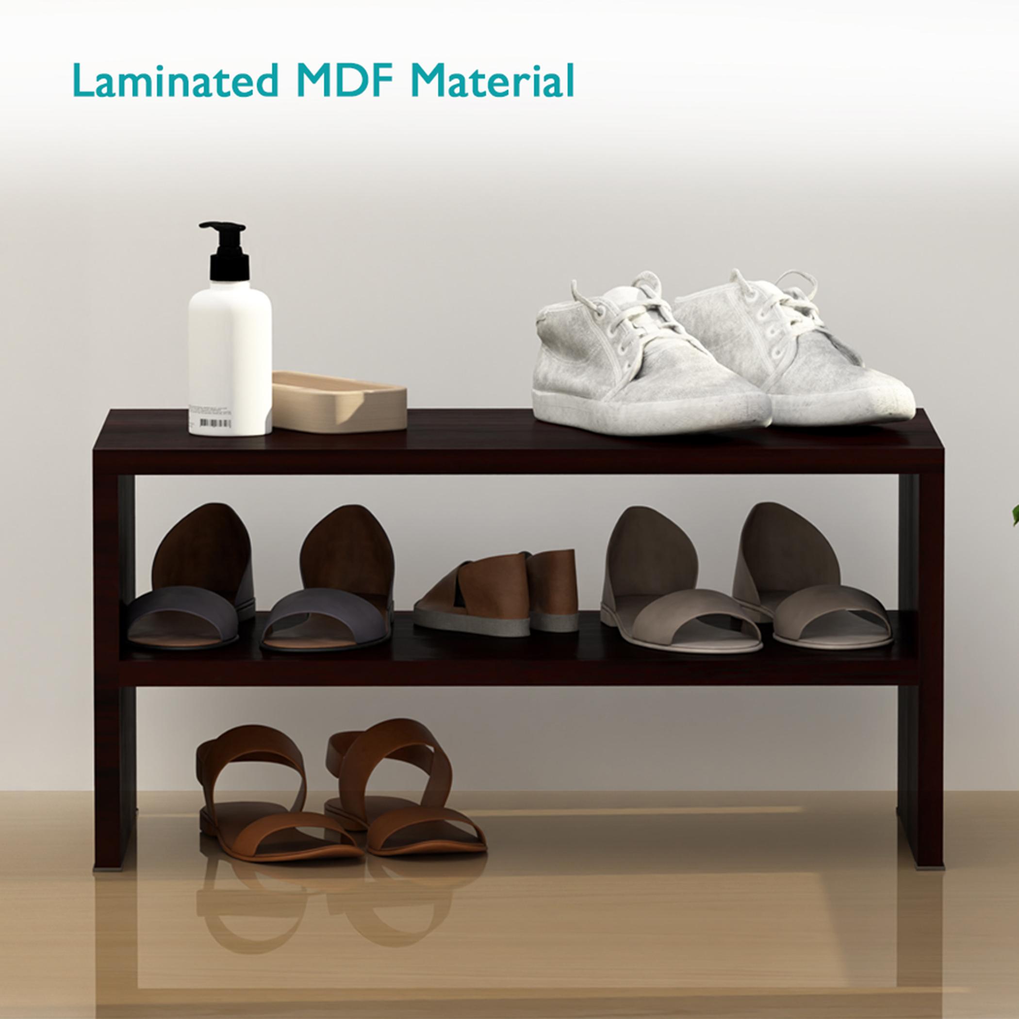 Wooden 2-Shelf Stackable Shoe Rack - 60x30x30 cm-furniture-livingroom-shoeracks-image-3
