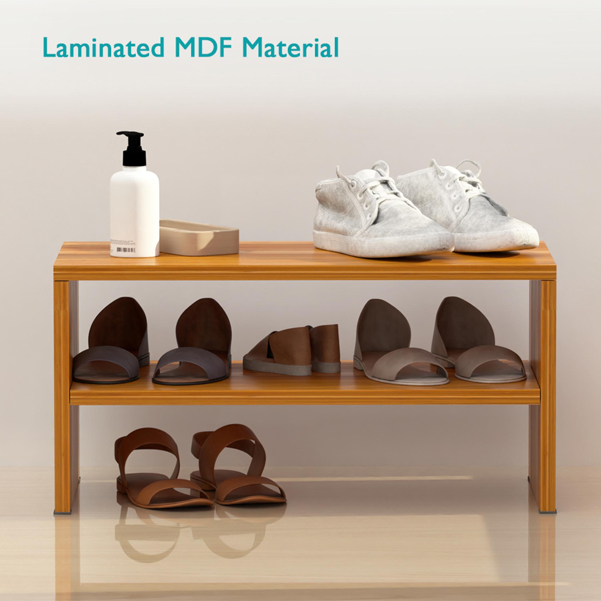 Wooden 2-Tier Shoe Rack - 60x30x30 cm-furniture-livingroom-shoeracks-image-3