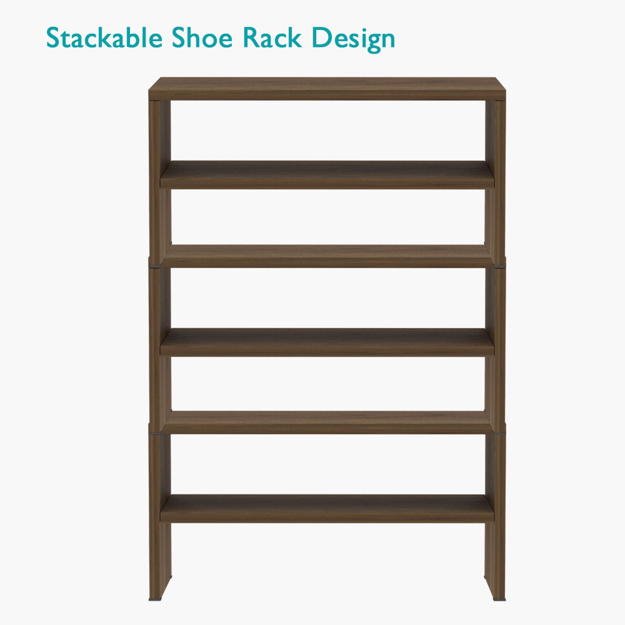 Open 2-Tier Shoe Rack - 60x30x30 cm-furniture-livingroom-shoeracks-image-5