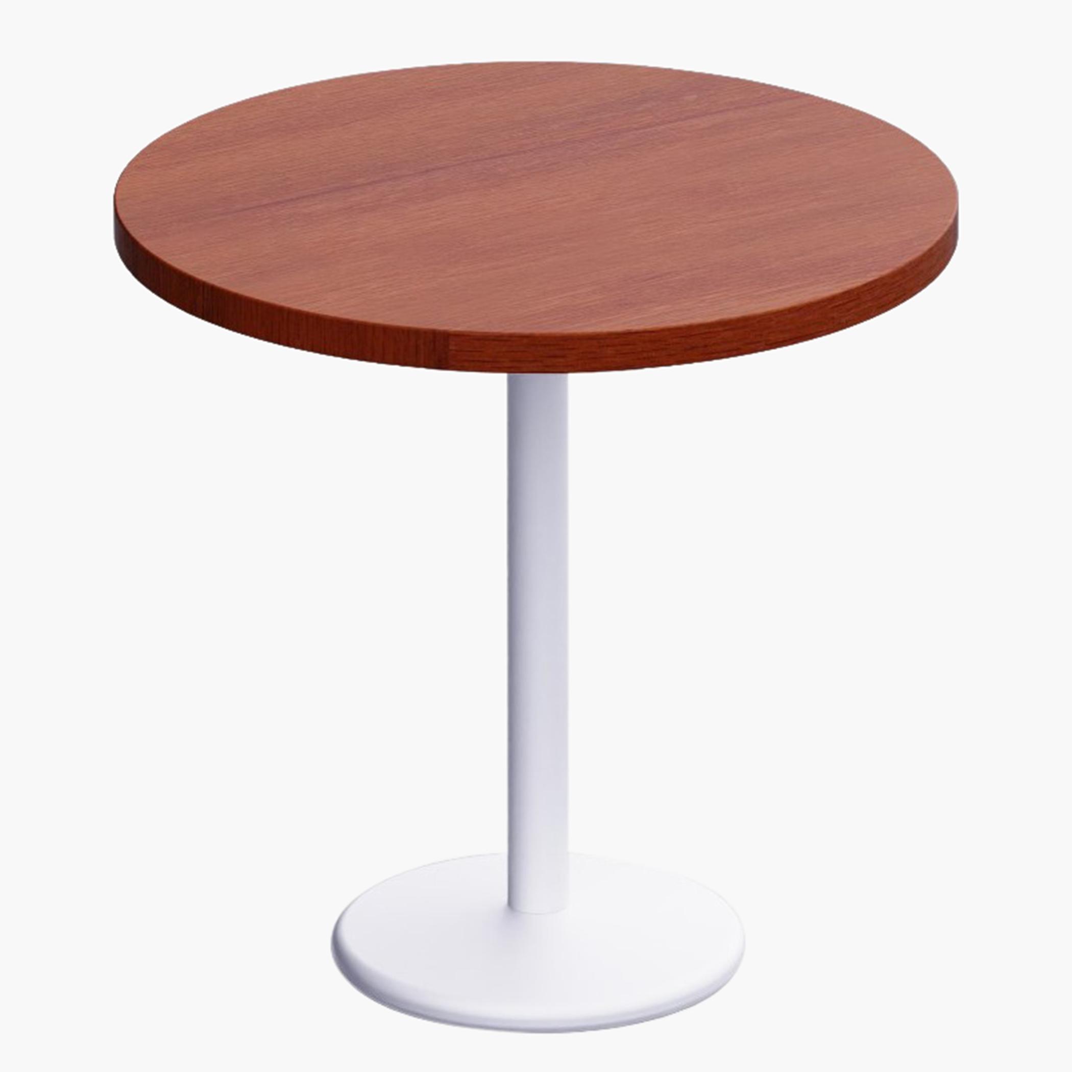 Rodo Wooden Top Table with Pedestal Base - 80x25x75 cms-furniture-livingroom-consoletablesandmirrors-image-1