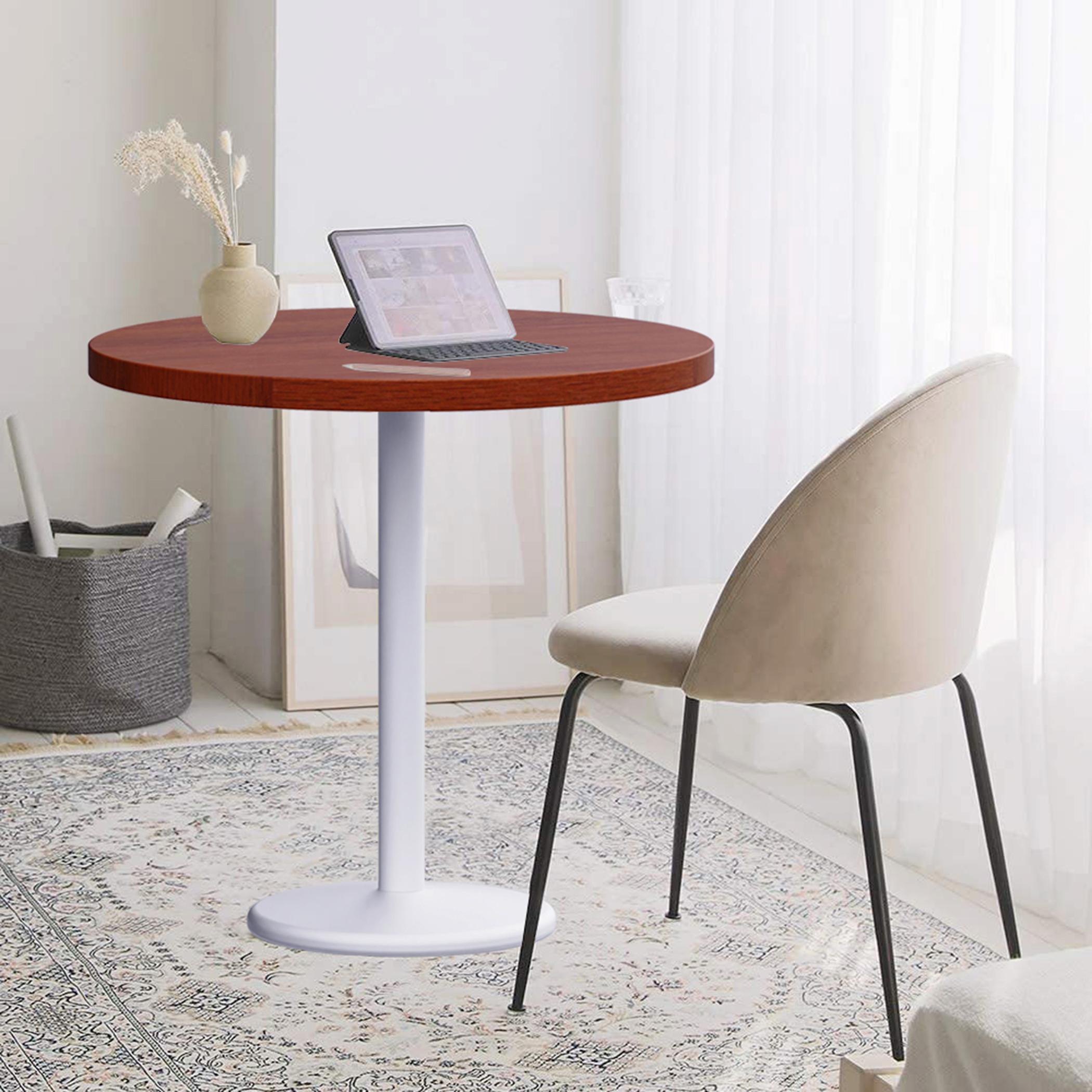 Rodo Wooden Top Table with Pedestal Base - 80x25x75 cms-furniture-livingroom-consoletablesandmirrors-image-5