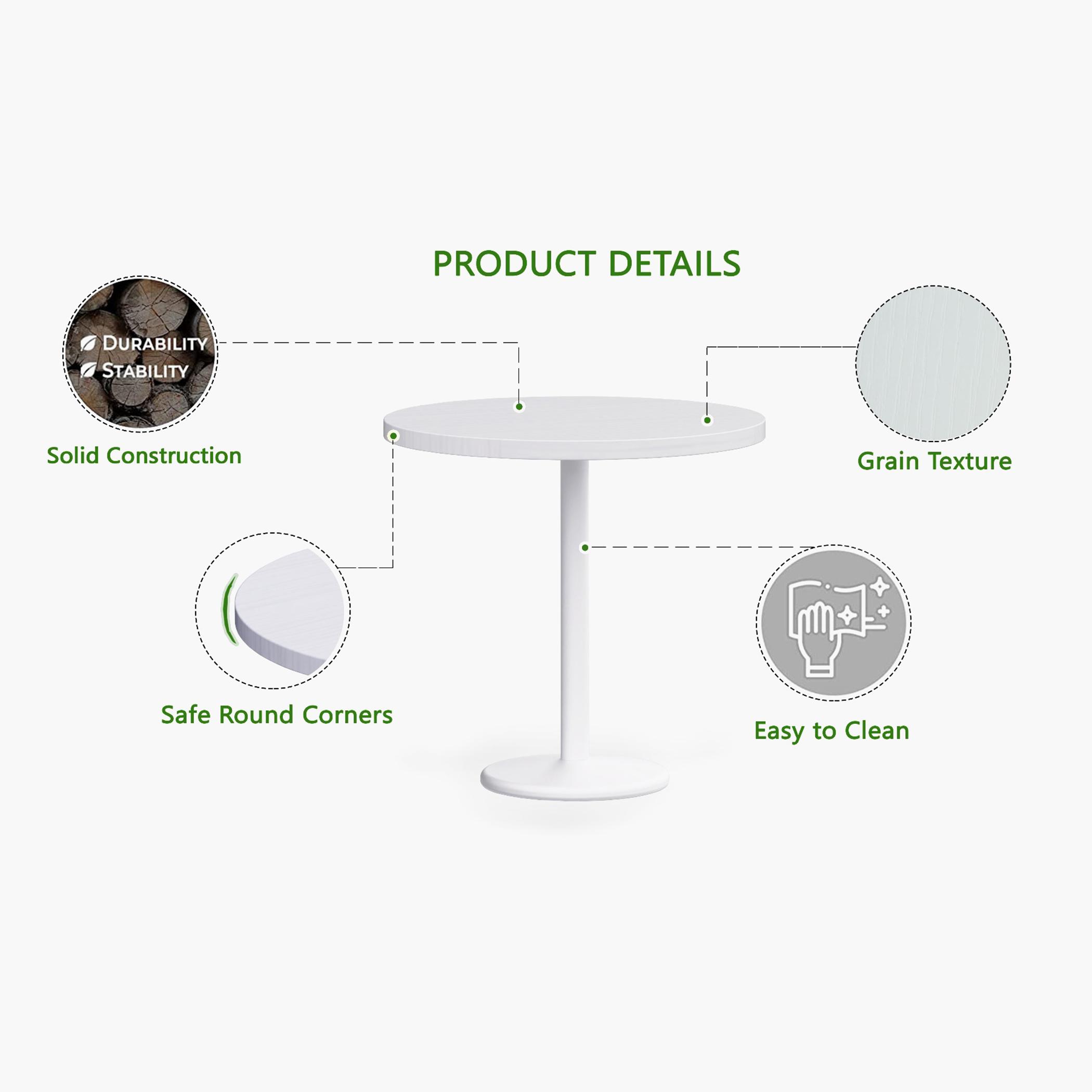 Rodo 500E Wooden Round Table - 80x2.5x75 cm-furniture-livingroom-consoletablesandmirrors-image-2