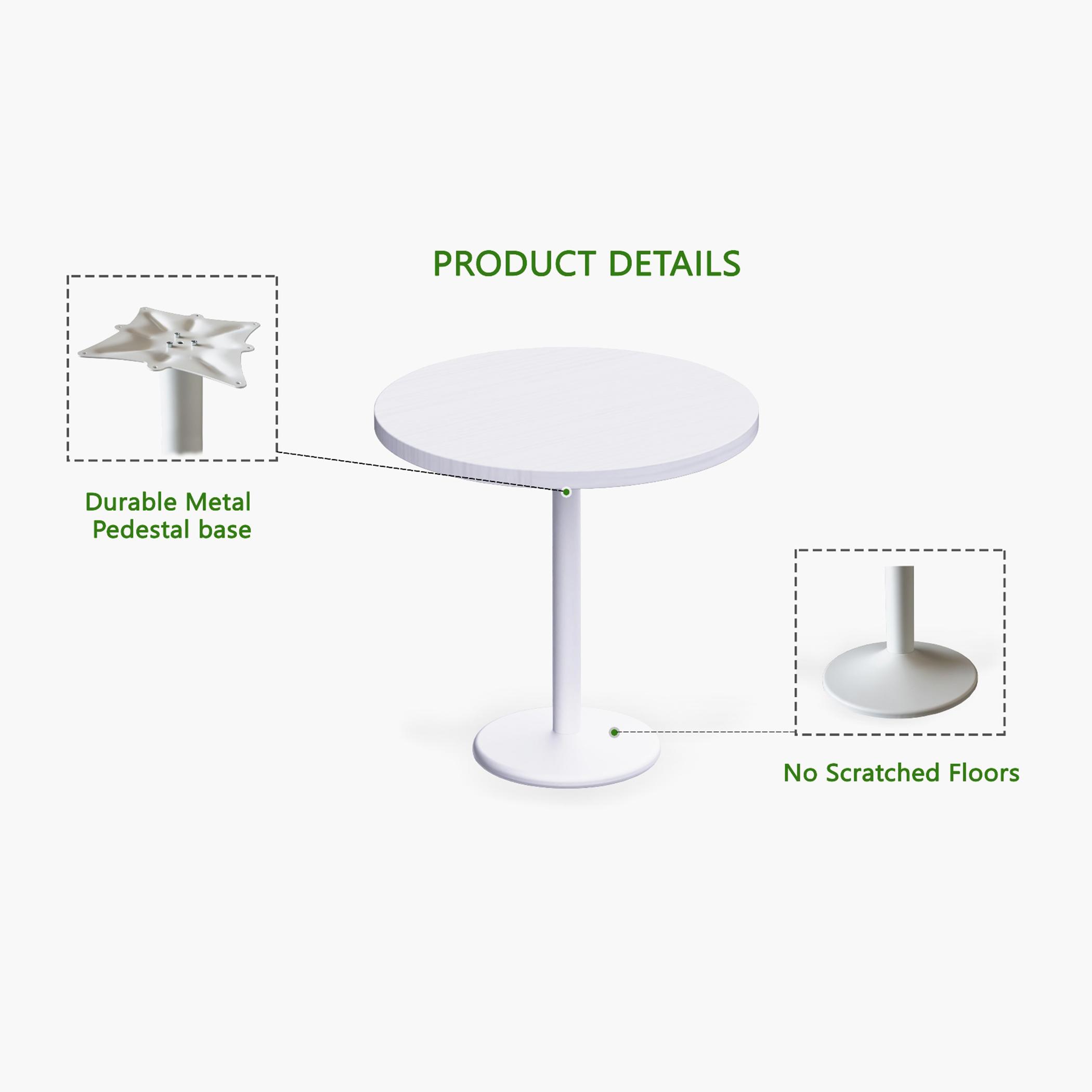 Rodo 500E Wooden Round Table - 80x2.5x75 cm-furniture-livingroom-consoletablesandmirrors-image-3