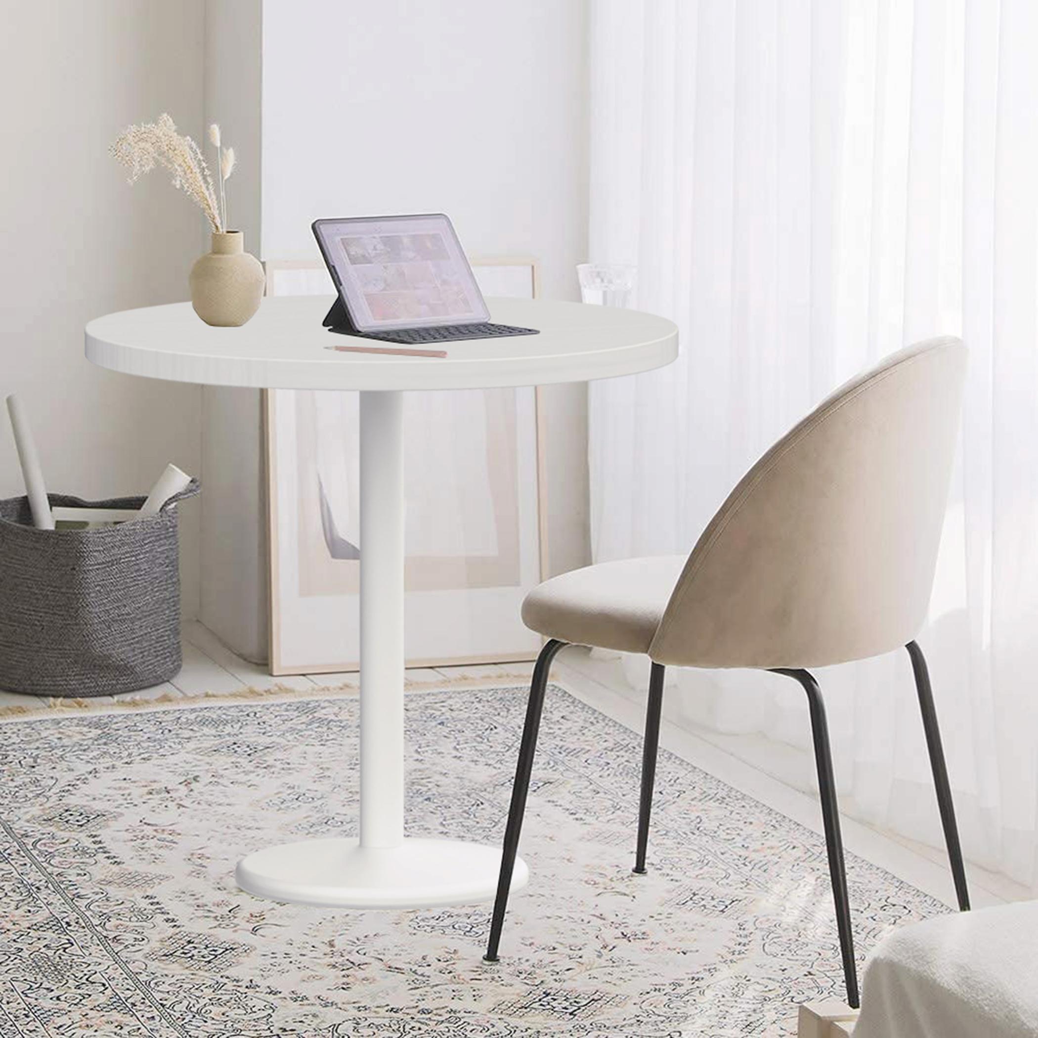 Rodo 500E Wooden Round Table - 80x2.5x75 cm-furniture-livingroom-consoletablesandmirrors-image-6