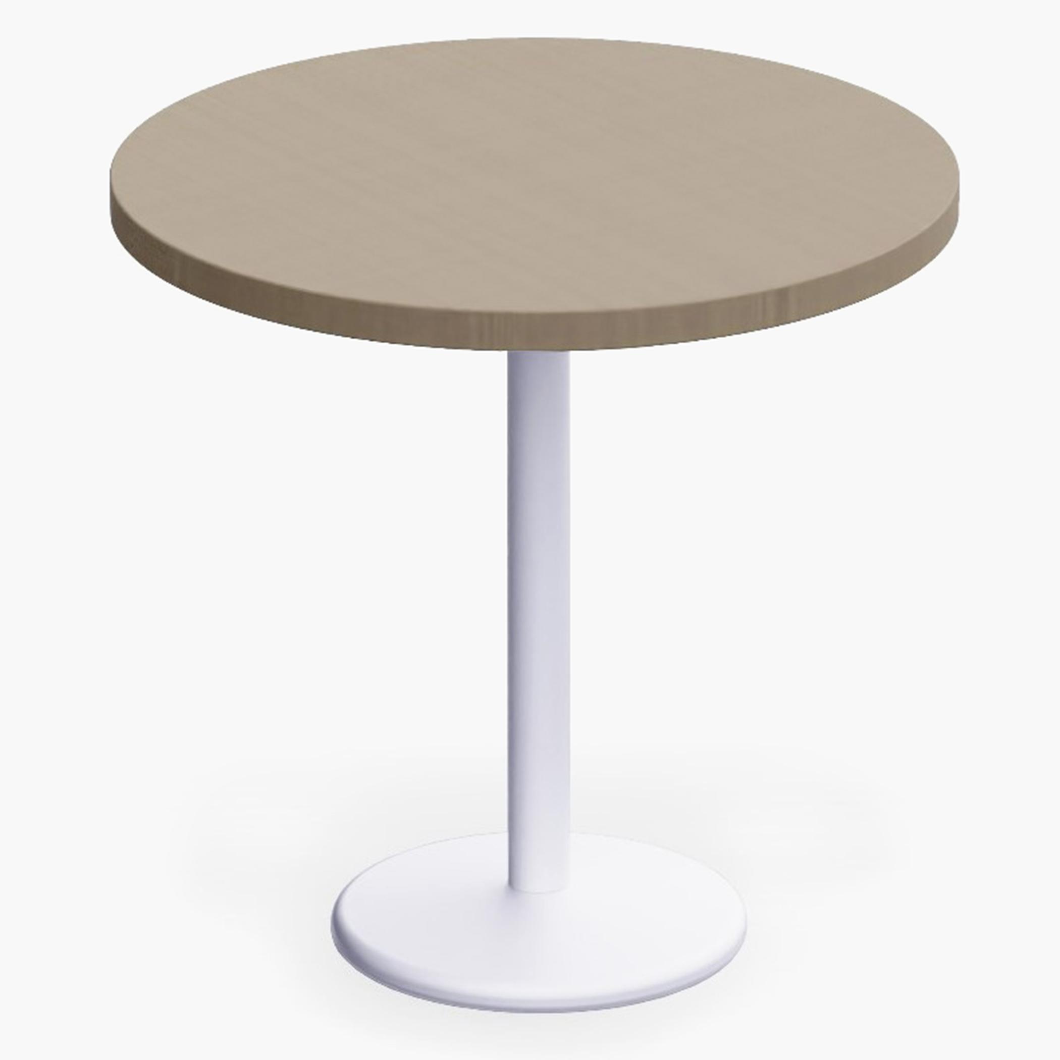Rodo 500E Round Table with Pedestal Base - 80x2.5x75 cm-furniture-livingroom-consoletablesandmirrors-image-1
