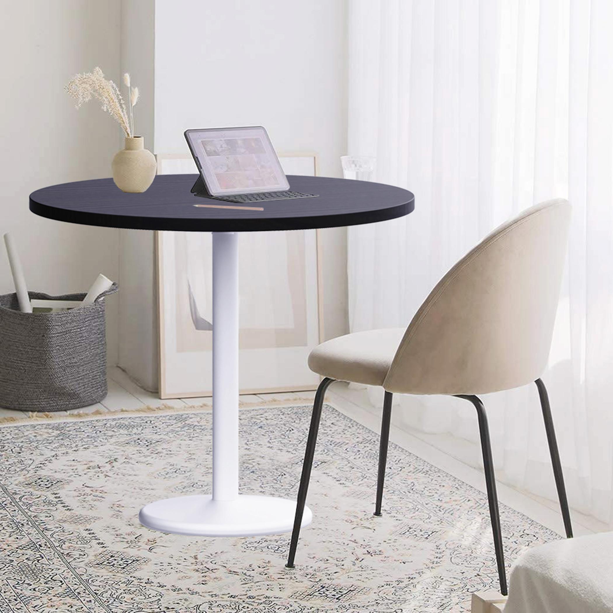 Rodo Wooden Top Table with Pedestal Base - 100x25x75 cm-furniture-livingroom-consoletablesandmirrors-image-5