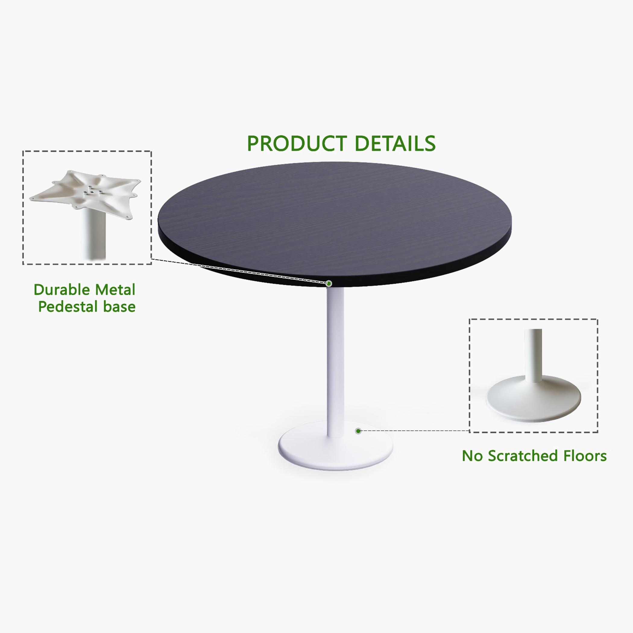 Rodo 500E Wooden Round Table - 120x2.5x75 cms-furniture-livingroom-consoletablesandmirrors-image-3