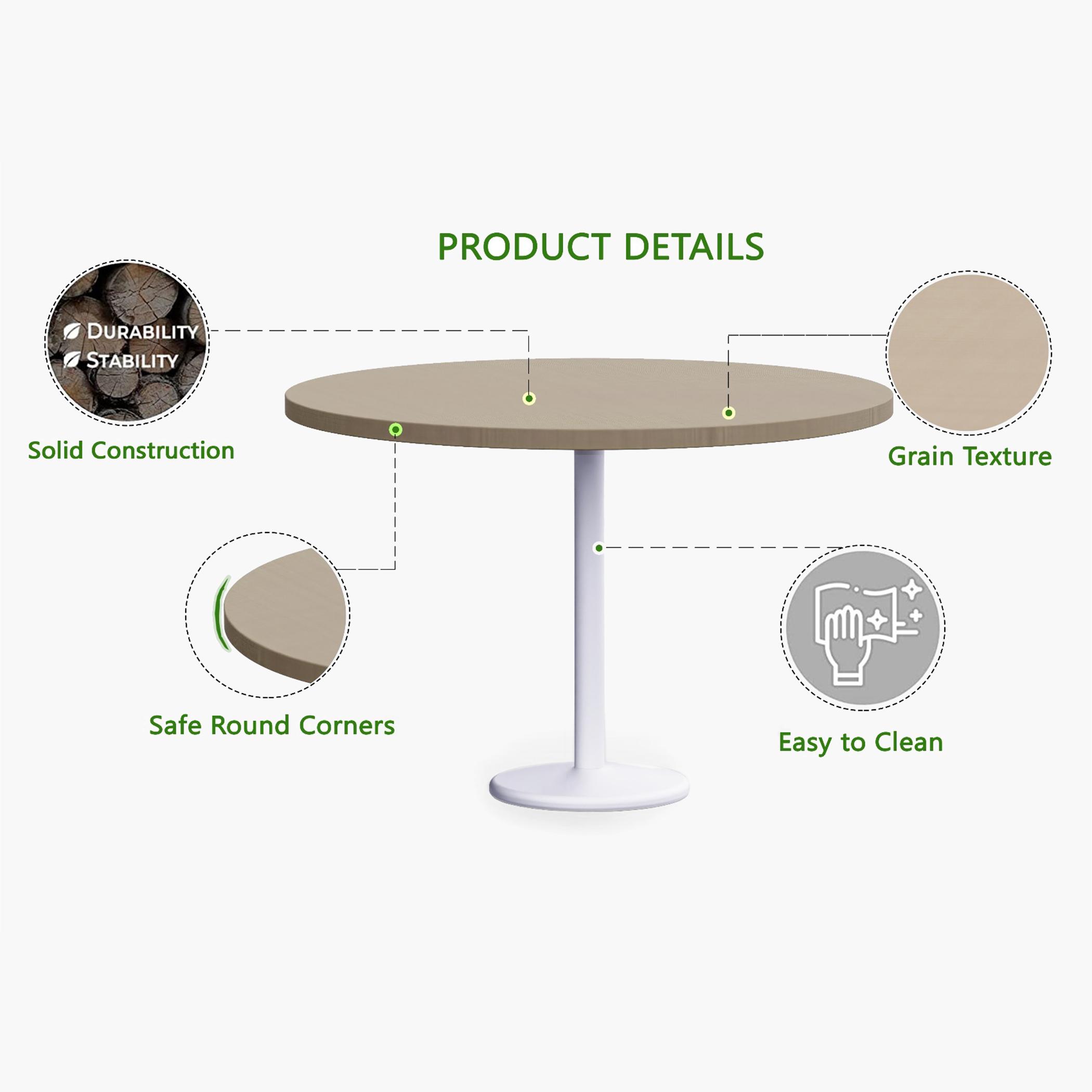 Modern Round Table - 120x75x25 cms-furniture-livingroom-consoletablesandmirrors-image-2