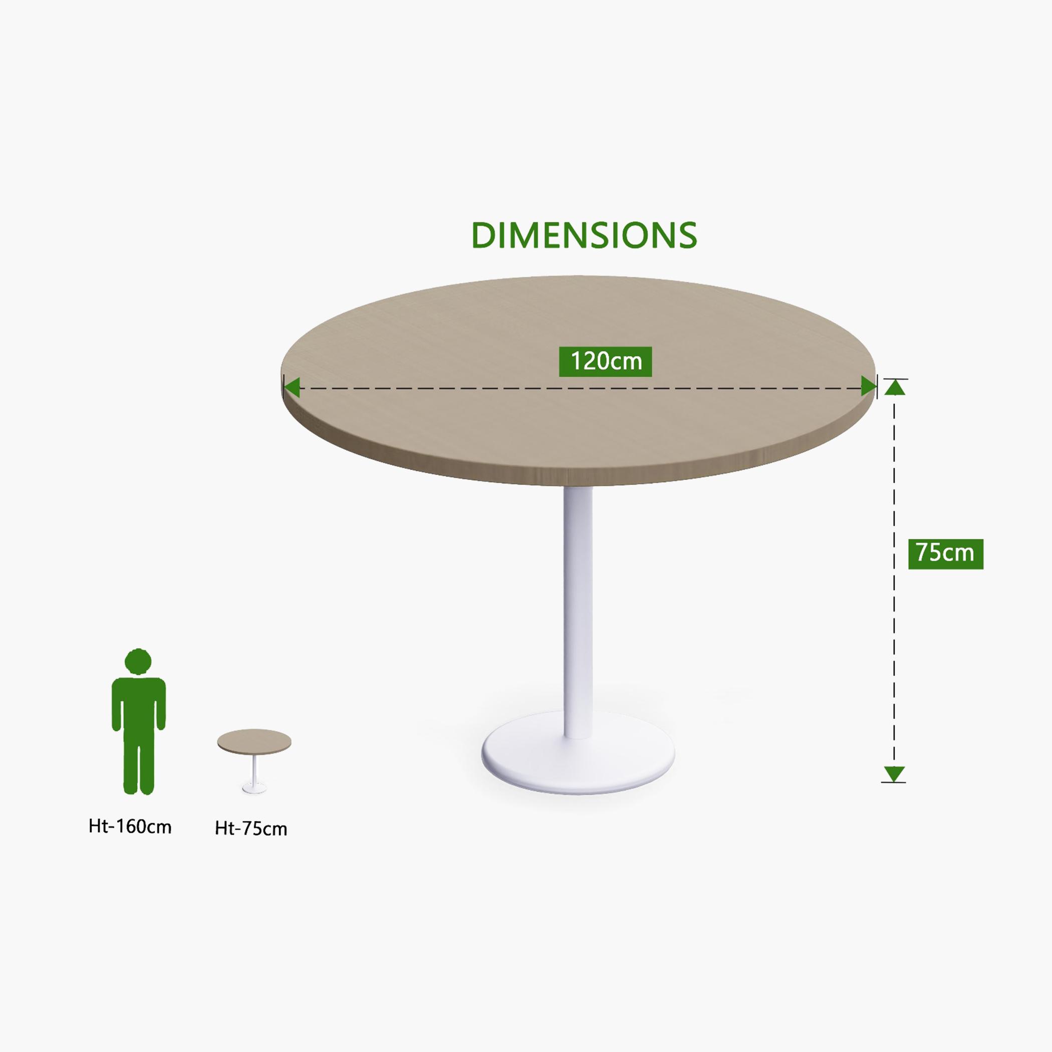 Modern Round Table - 120x75x25 cms-furniture-livingroom-consoletablesandmirrors-image-4